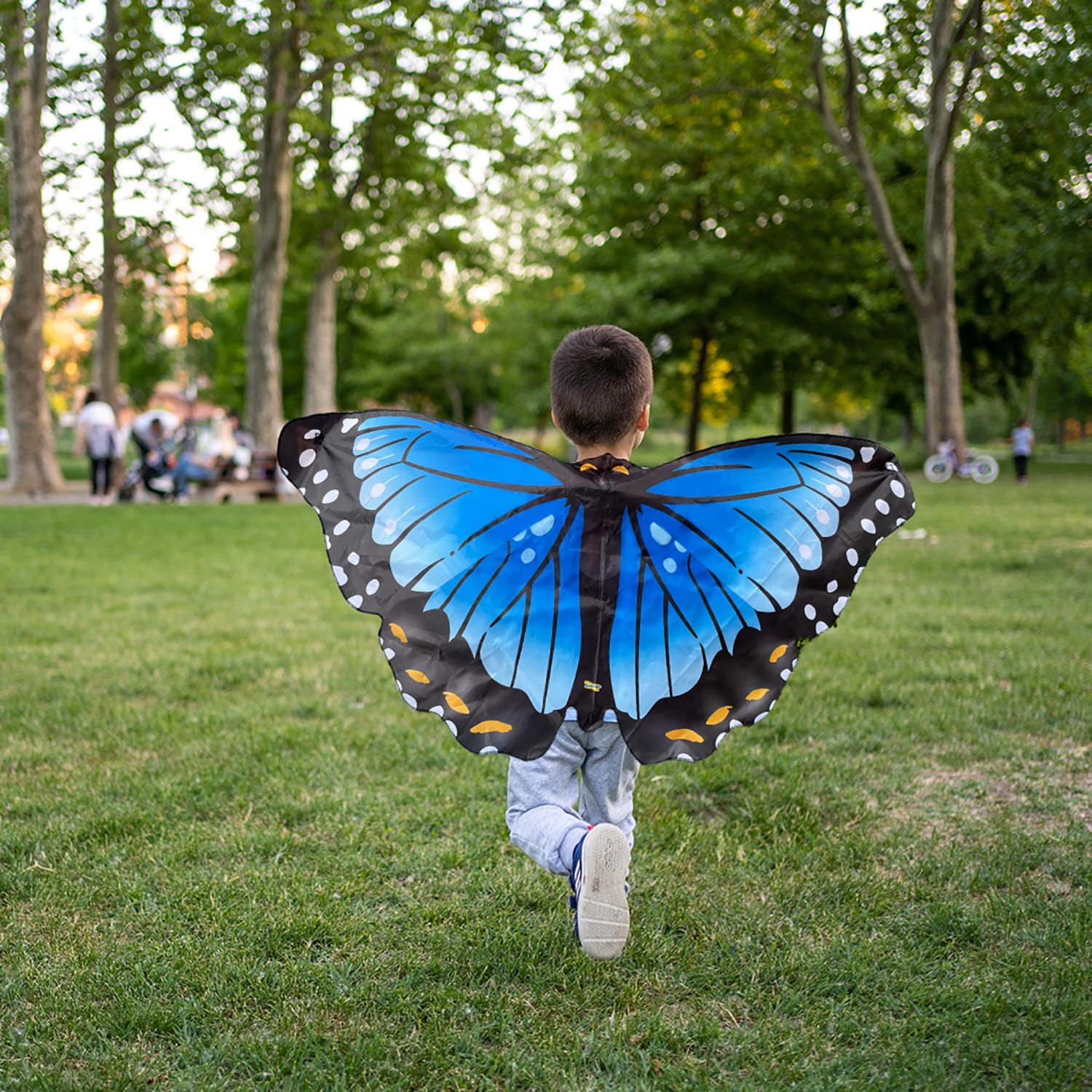 Insect Lore Dress-Up Butterfly Wings, Morpho, Blue, Pack Of 3 - Image 4