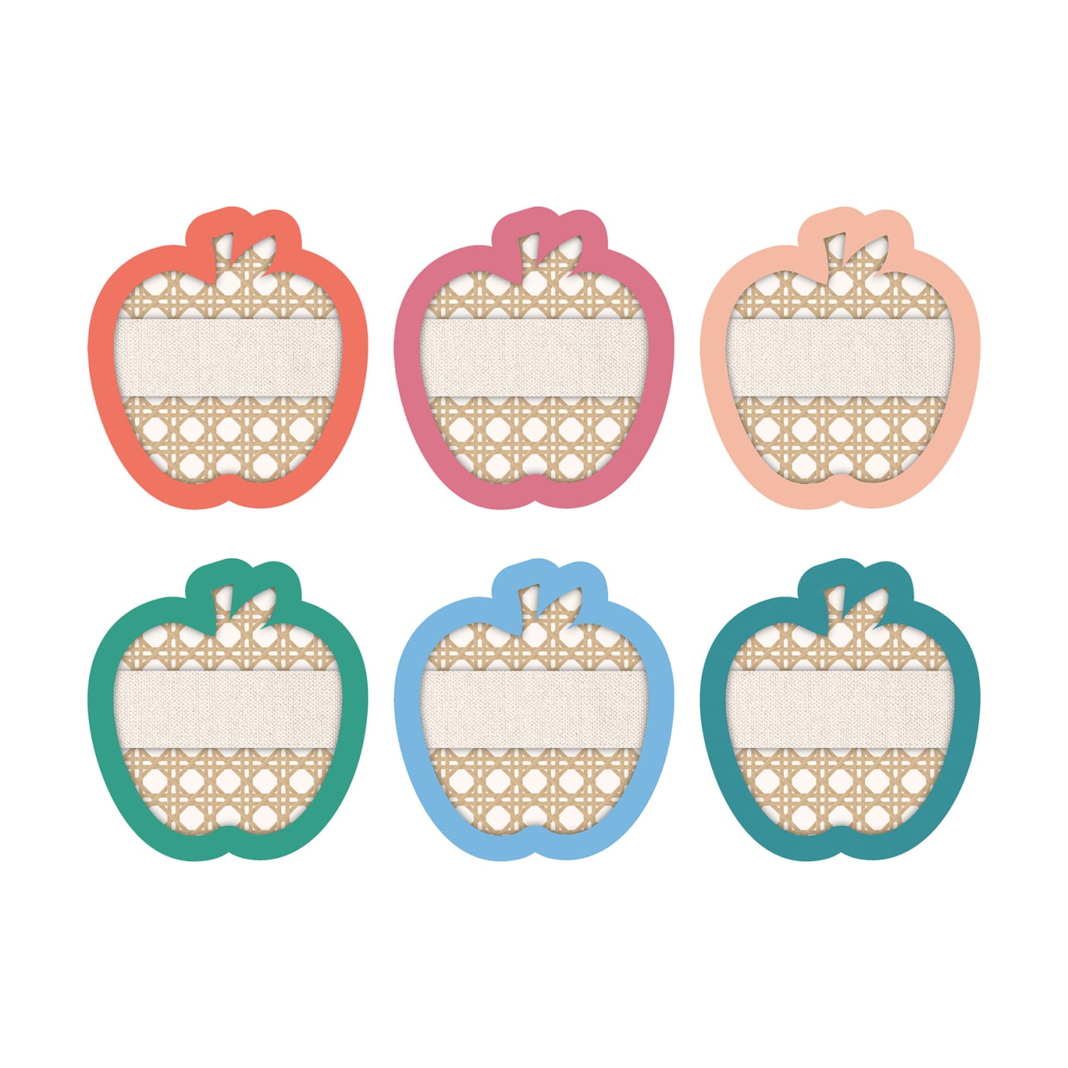 Carson Dellosa Education Cut-Outs, 5in x 5-7/16in, True To You Boho Apples, 36 Cut-Outs Per Pack, Bundle Of 3 Packs - Image 3