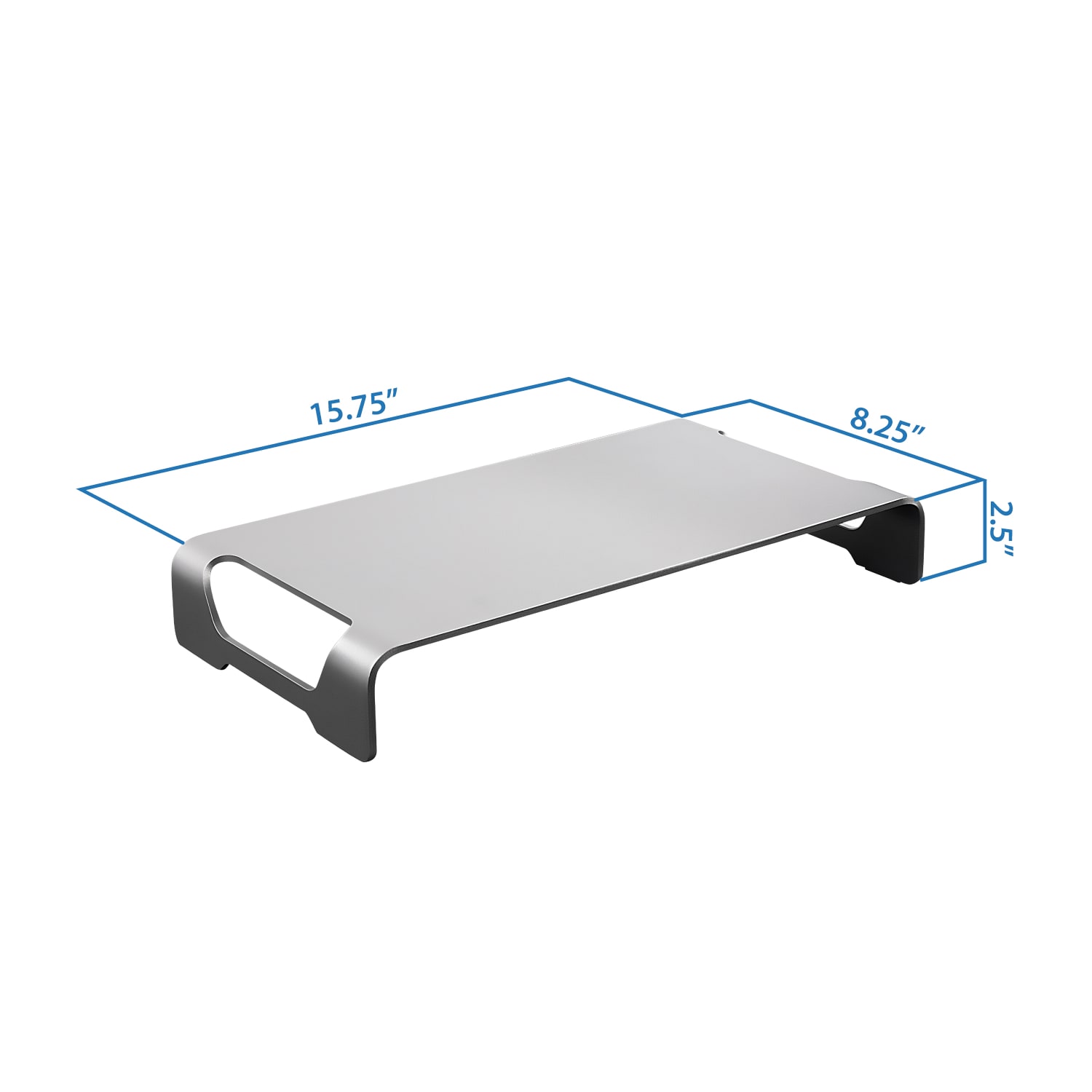 Mount-It! Aluminum Monitor Stand, Silver, MI-7275 - Image 6