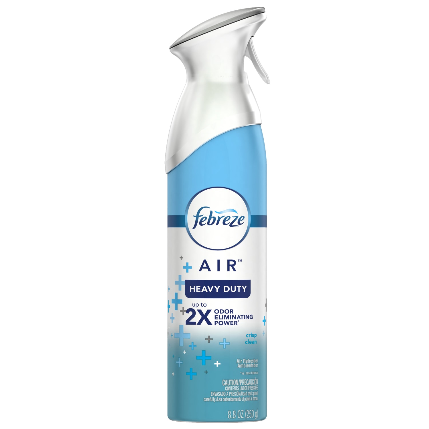 Febreze AIR Heavy-Duty Air Freshener Spray, Crisp Clean Scent, 8.8 Oz