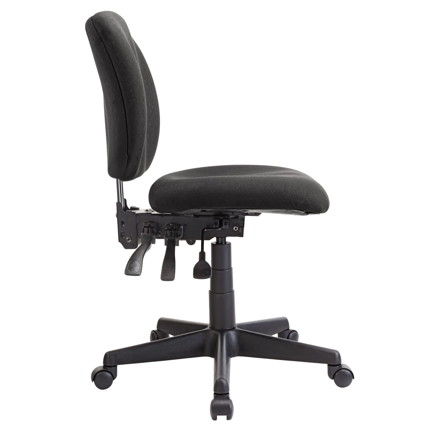 WorkPro Mobility Multifunction Ergonomic Fabric Task Chair Black BIFMA Compliant PopularChairscom
