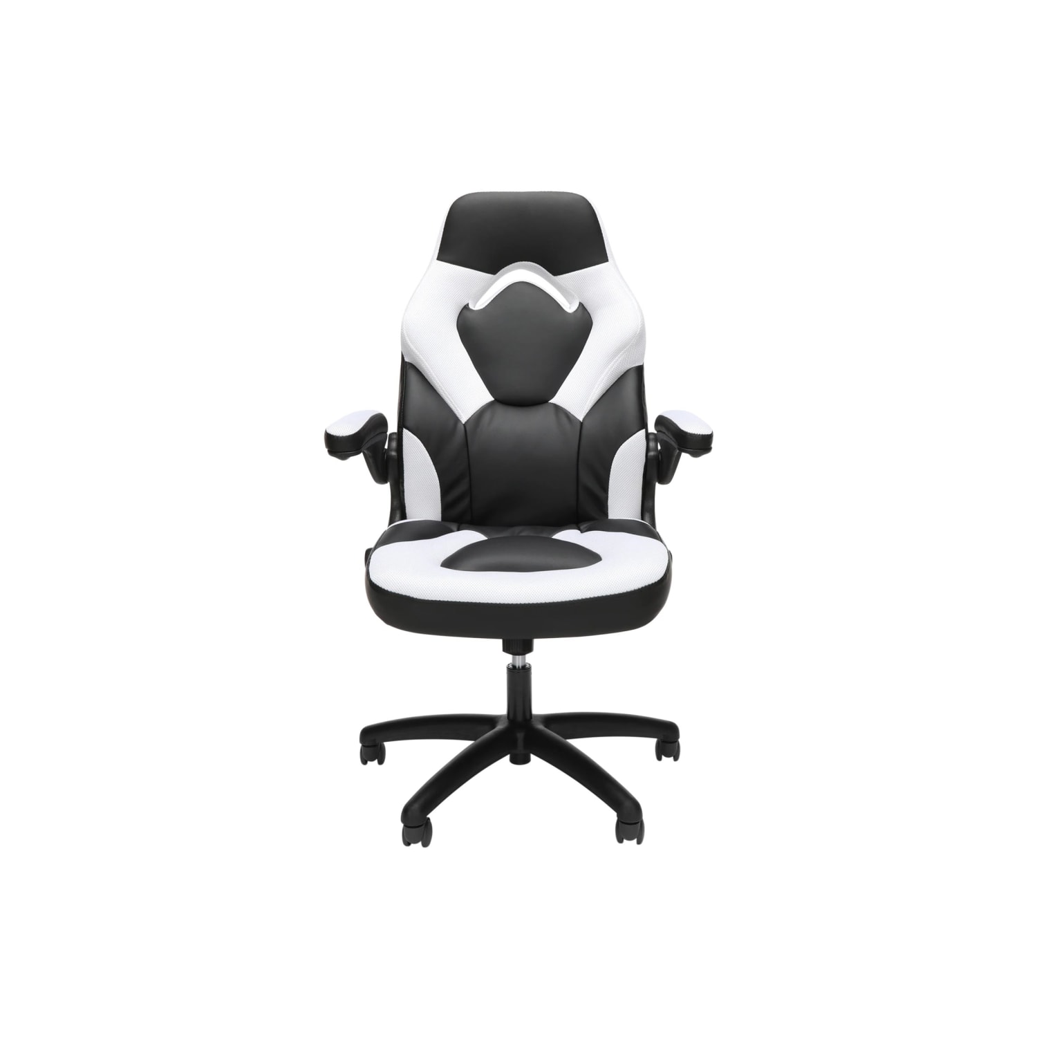 Respawn Racing Style Ergonomic Bonded Leather Computer Gaming Chair, White - Image 8