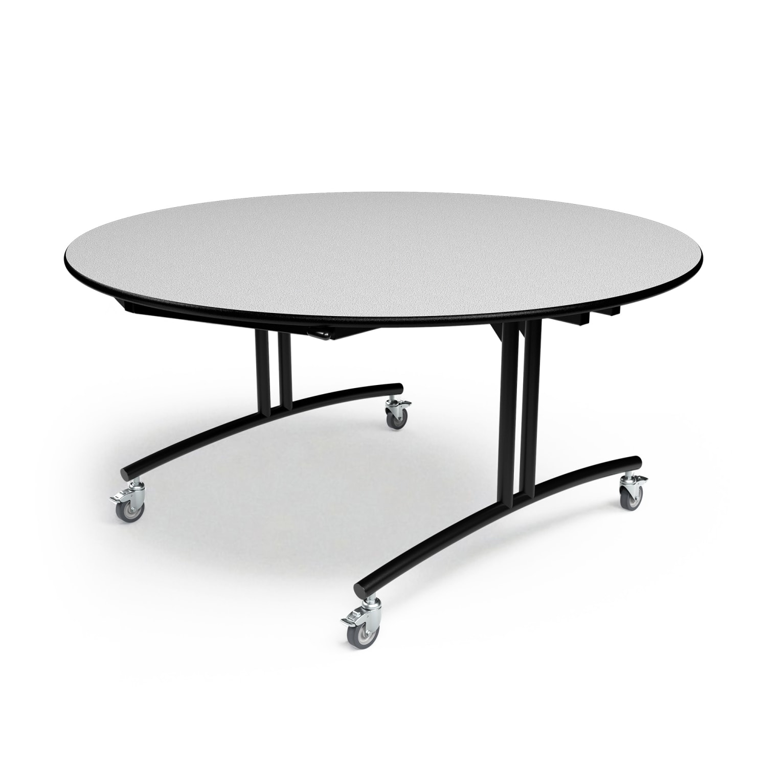 Palmer Hamilton PHlip Mobile Flip Top Multipurpose Table, 30in x 60in, Gray Glace - Image 4