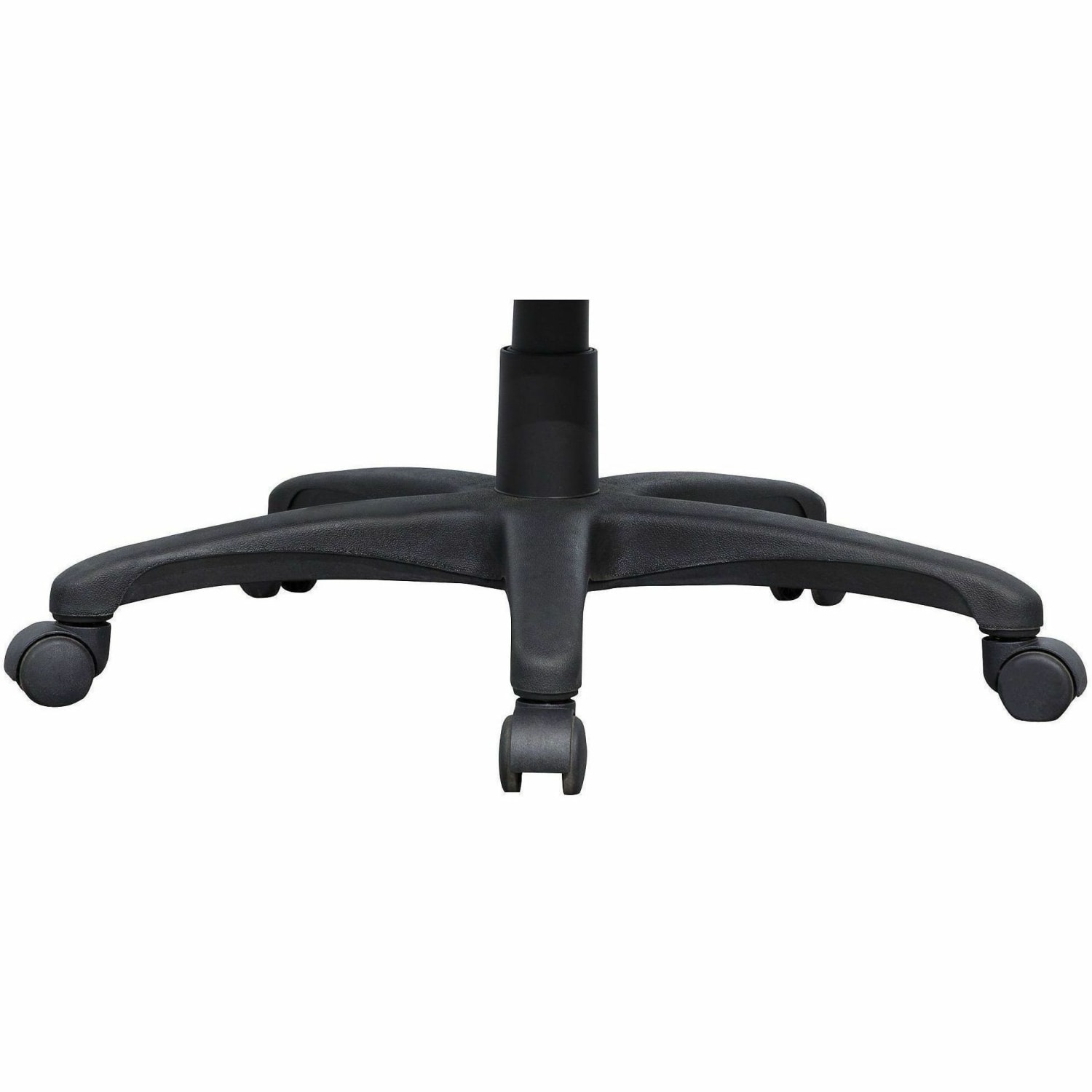 Lorell Ergonomic Bonded Leather High-Back Executive Chair, Loop Arms, Black - Image 10