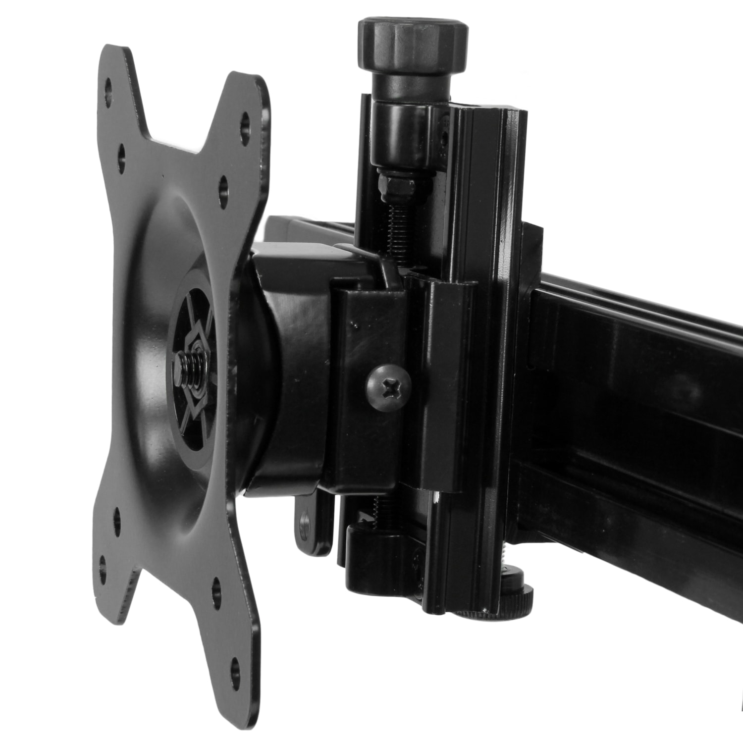 StarTech.com Dual Monitor Stand - Horizontal - For up to 24in VESA Monitors - Black - Adjustable Computer Monitor Stand - Steel & Aluminum - Image 6
