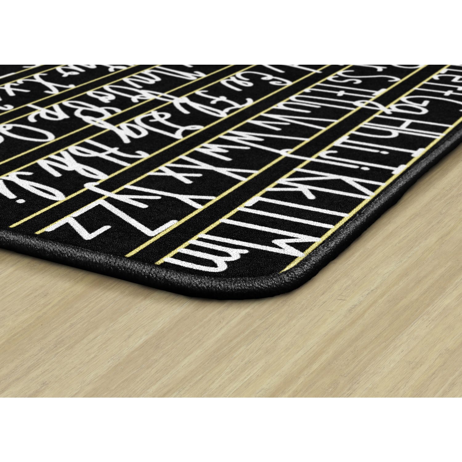 Flagship Carpets Handwriting Sampler Area Rug, 4ftH x 6ftW - Image 3