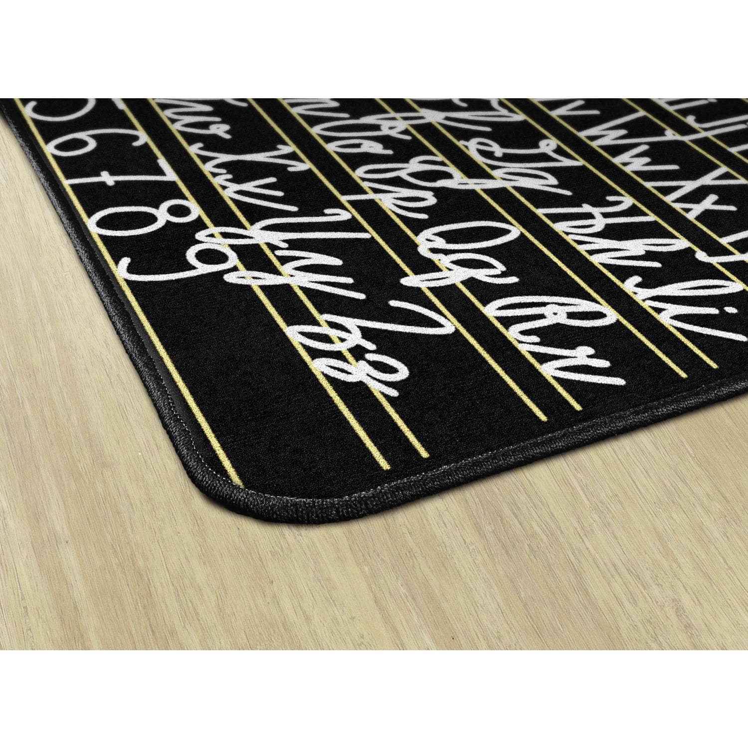 Flagship Carpets Handwriting Sampler Area Rug, 4ftH x 6ftW - Image 4