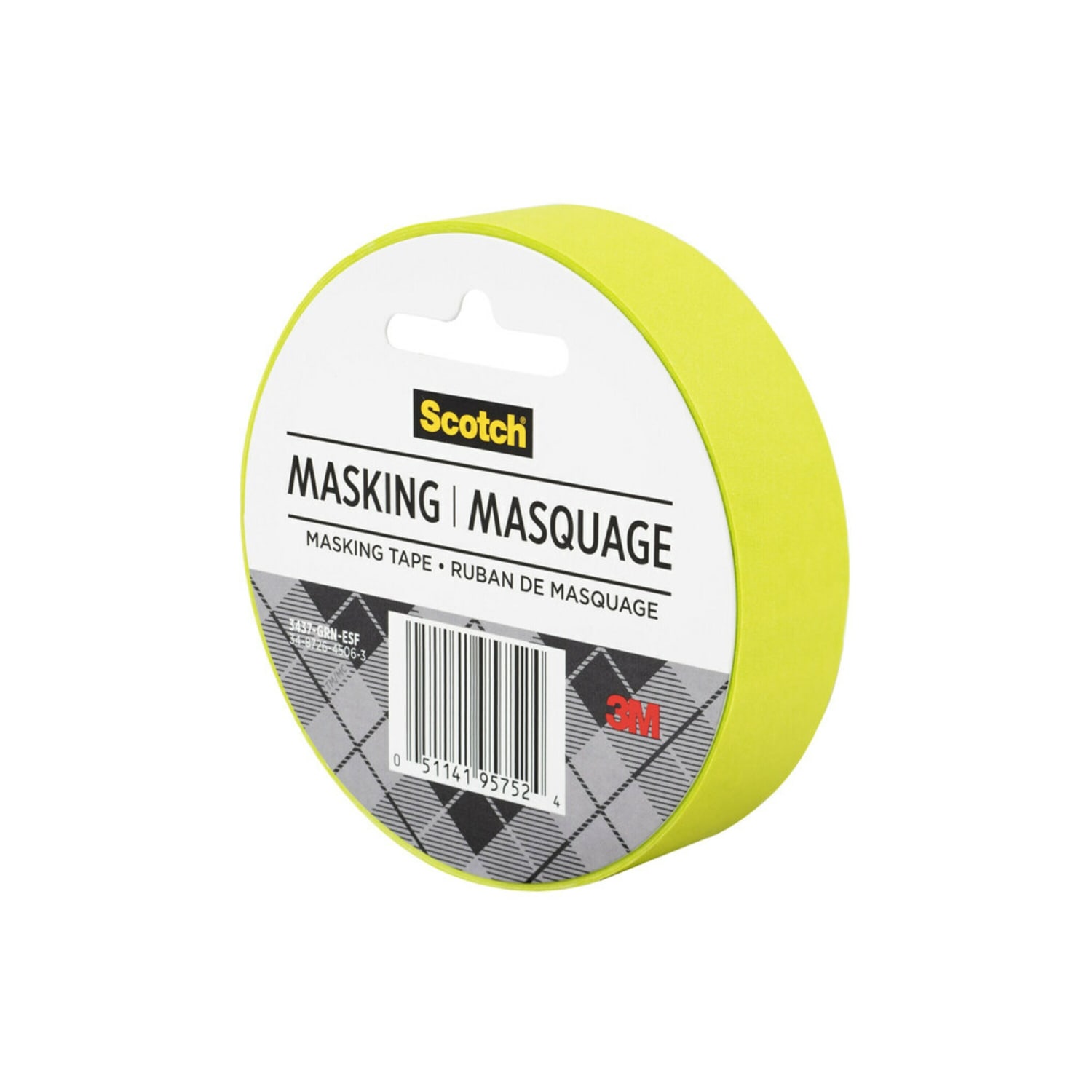 Scotch Decorative Masking Tape, 15/16in x 27 3/10 Yd., Green - Image 3