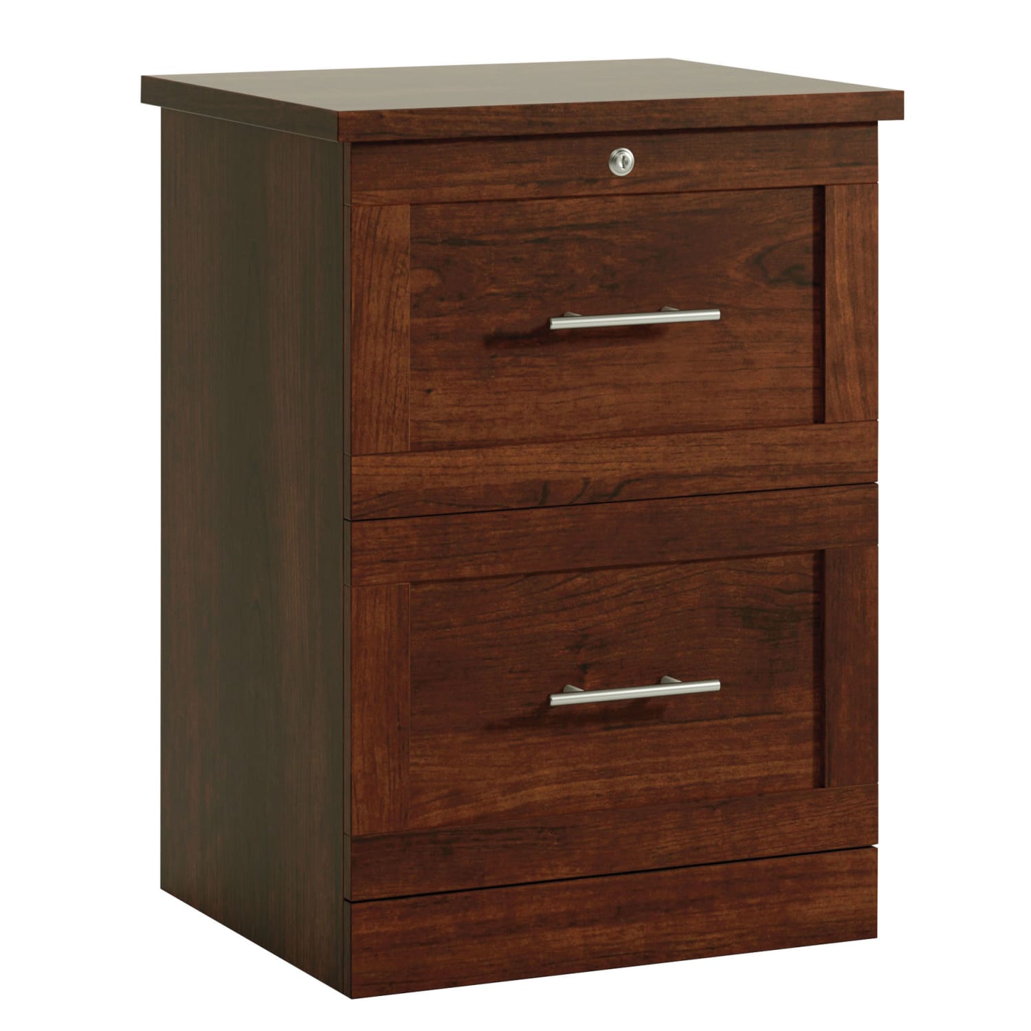 Realspace 2-Drawer 17"D Vertical File Cabinet, Mulled Cherry - Image 5