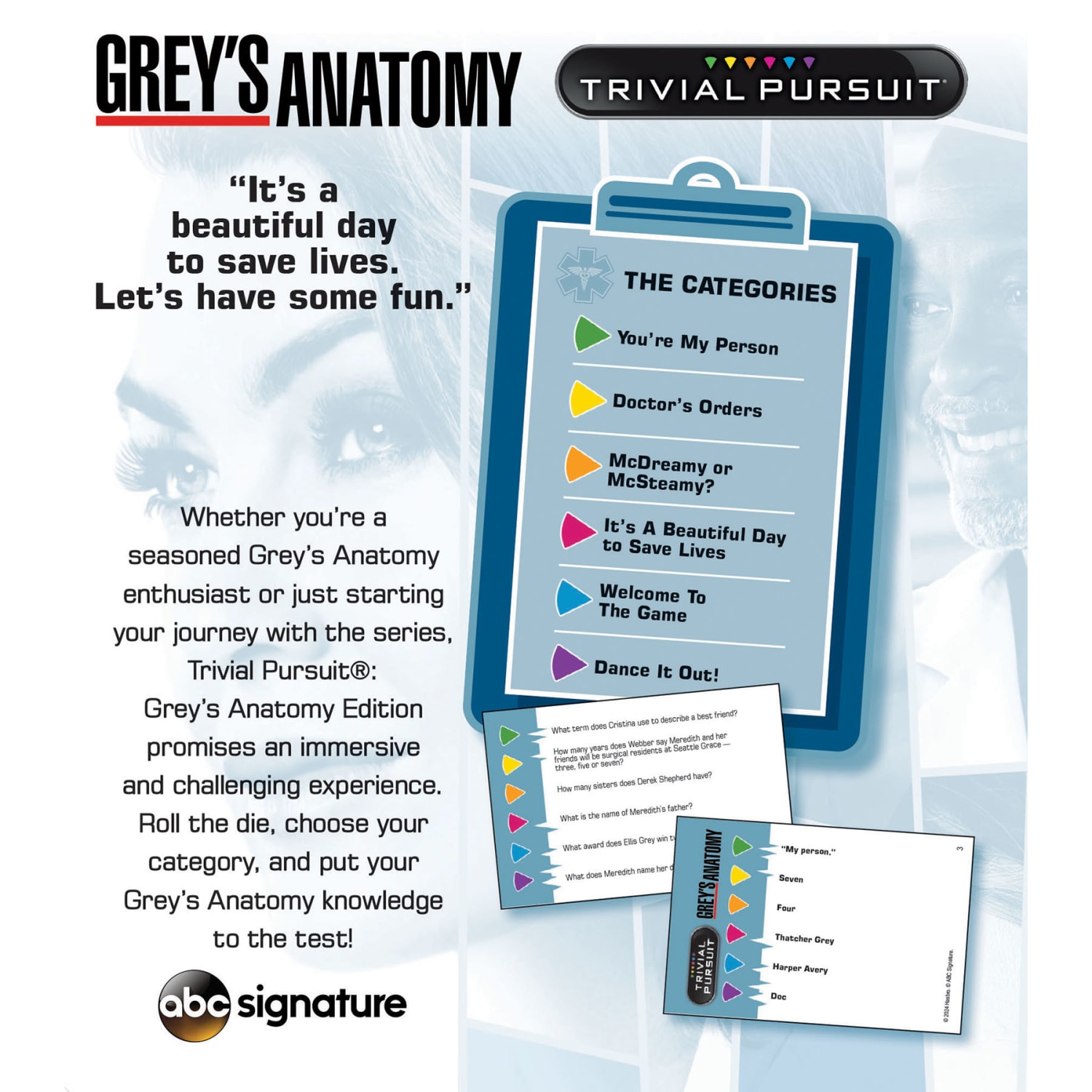 USAopoly TRIVIAL PURSUIT: Greys Anatomy Board Game - Image 5