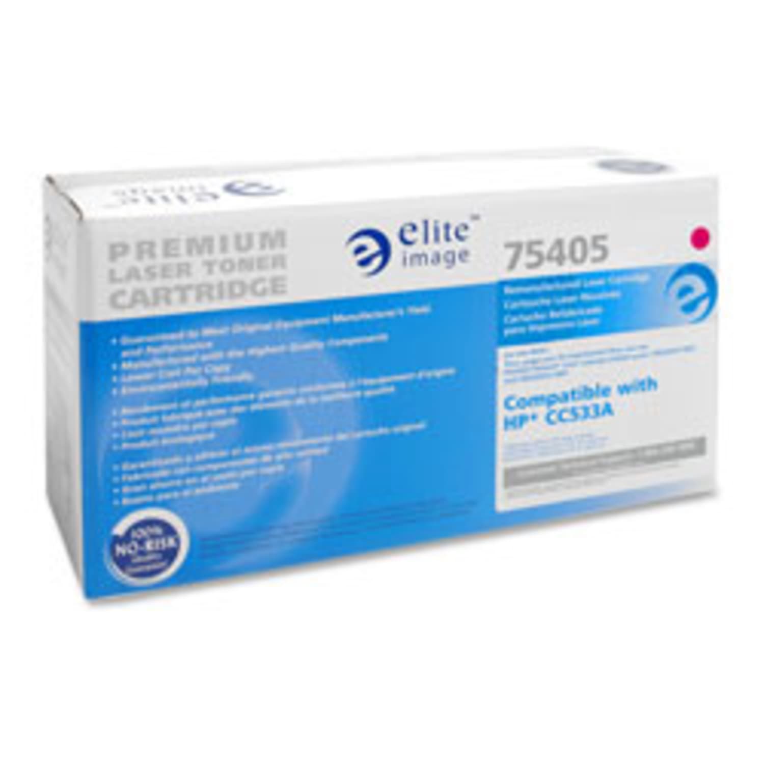 Elite Image Remanufactured Cyan Toner Cartridge Replacement For HP 304A, CC531A - Image 5
