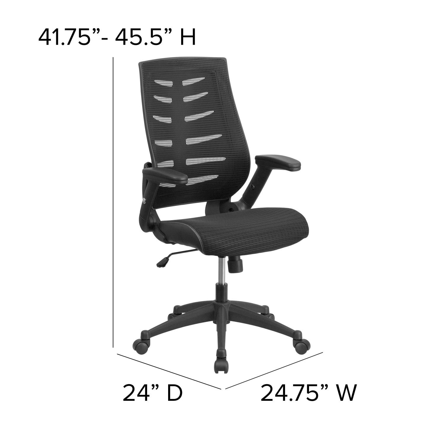 Flash Furniture Designer Ergonomic Mesh HighBack Swivel Chair Black PopularChairscom Flash Furniture Designer Ergonomic Mesh High Back Swivel Chair Black PopularChairscom