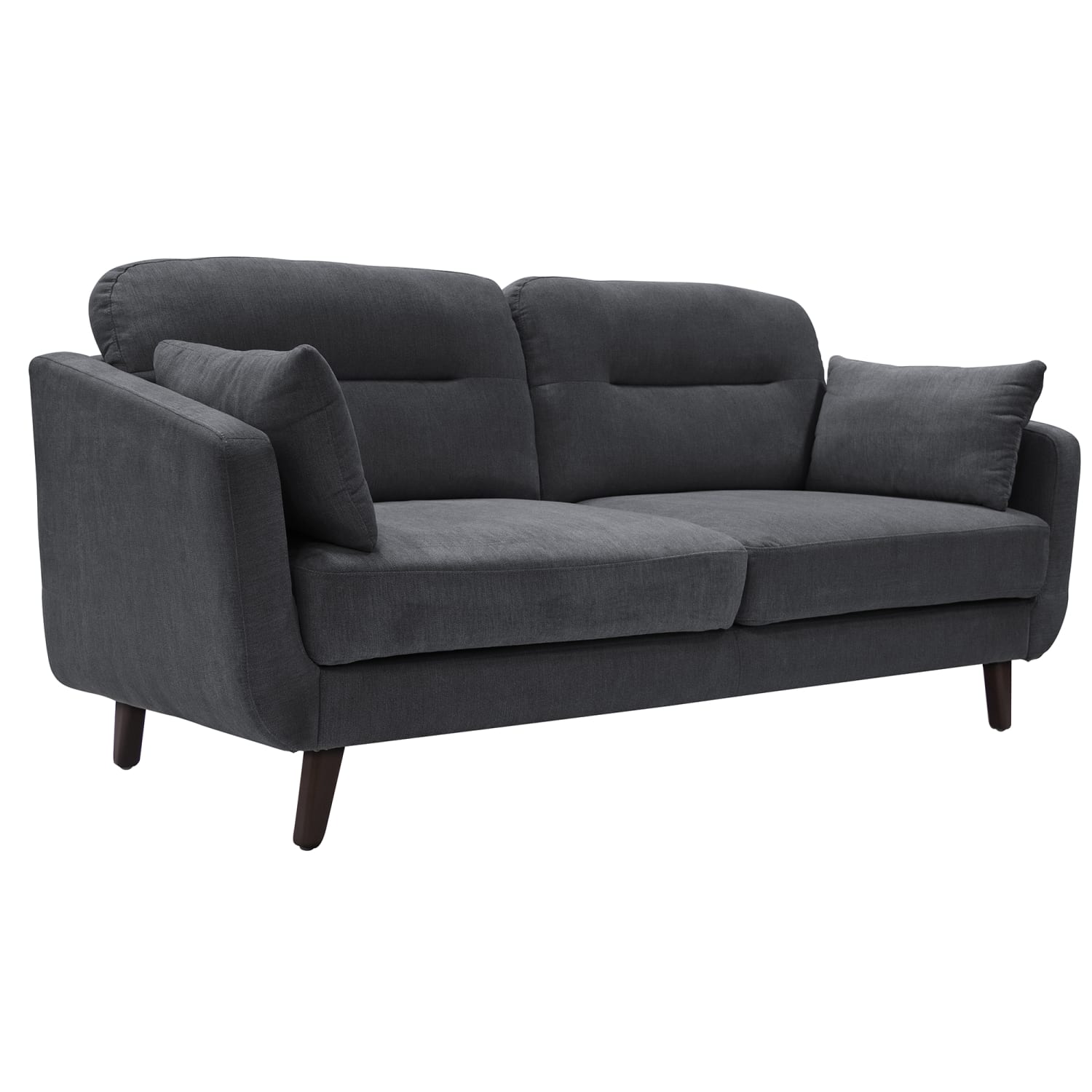 Serta Sierra Collection Sofa, Slate Gray/Chestnut - Image 3
