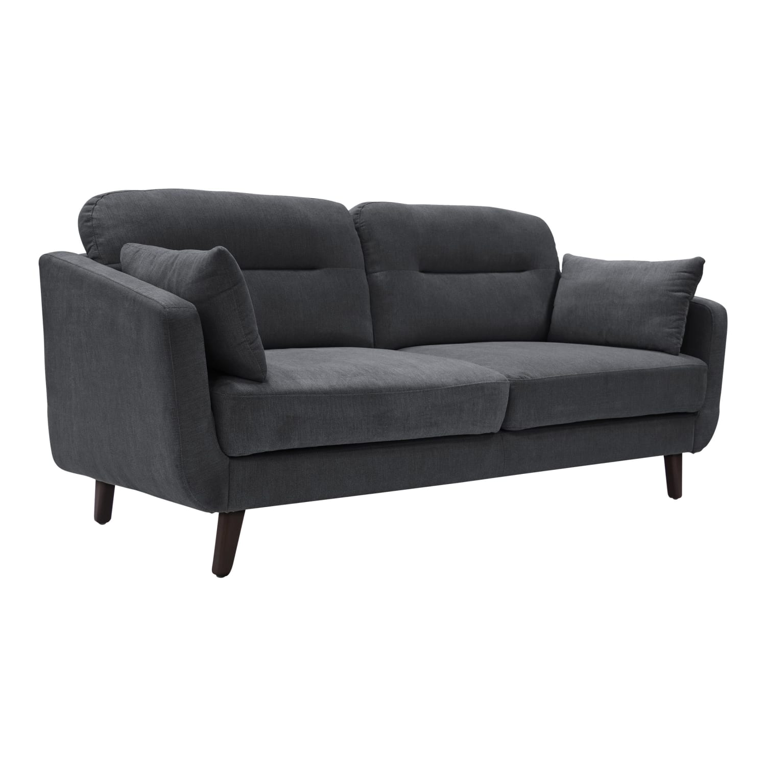 Serta Sierra Collection Sofa, Slate Gray/Chestnut - Image 10