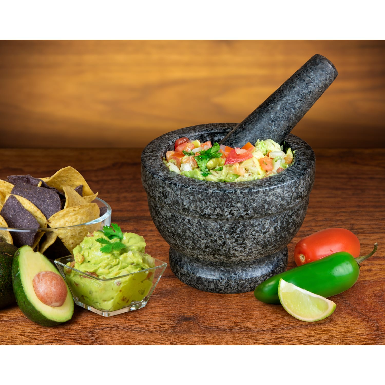 Taco Tuesday Granite Mortar & Pestle Set, 5in - Image 5