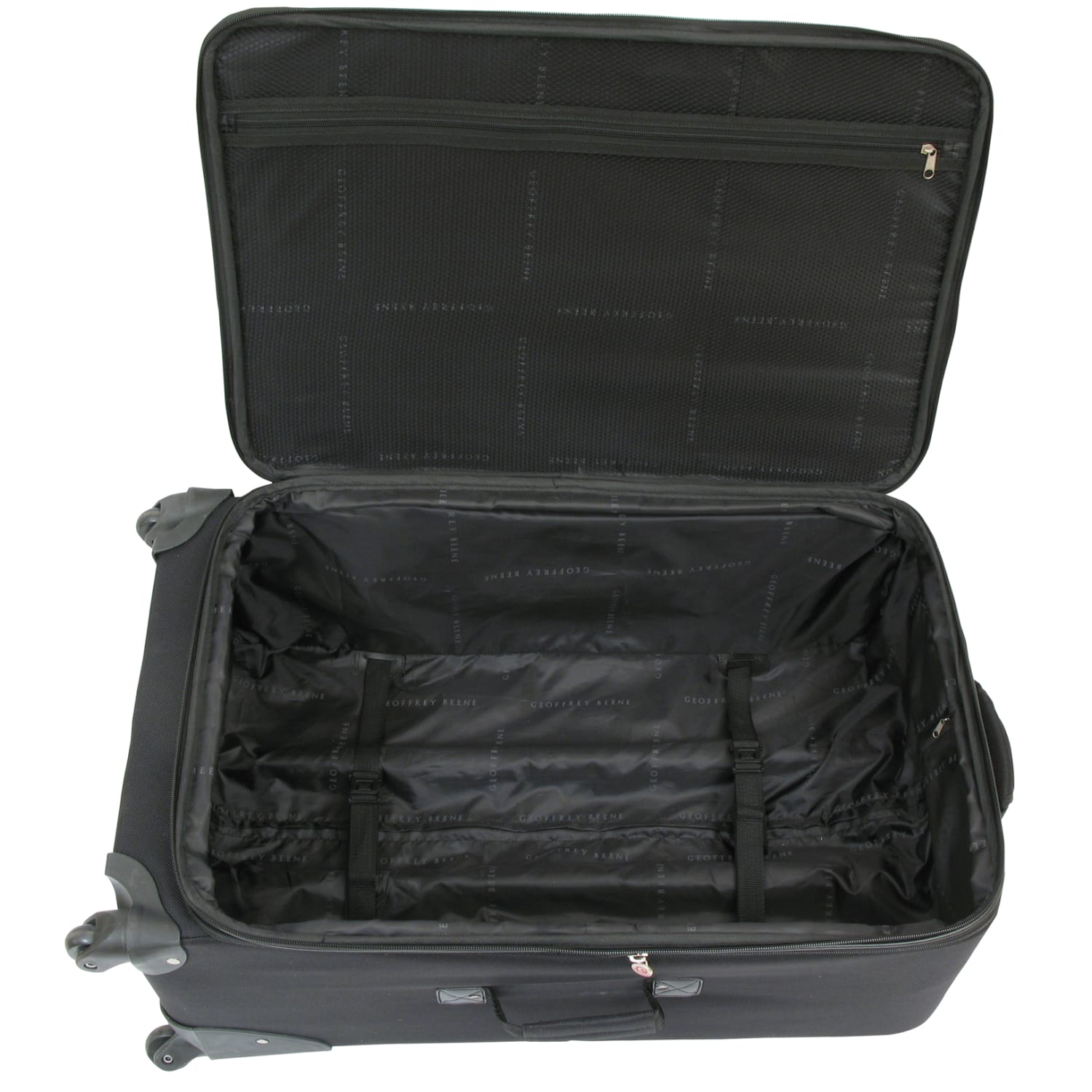 Geoffrey Beene Brentwood 3-Piece Luggage Set, Black - Image 3