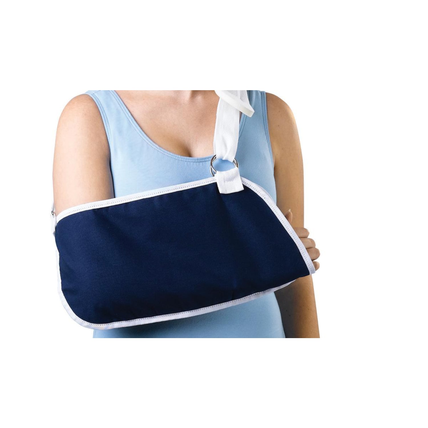 Medline Deep Pocket Arm Sling, Large, Dark Blue