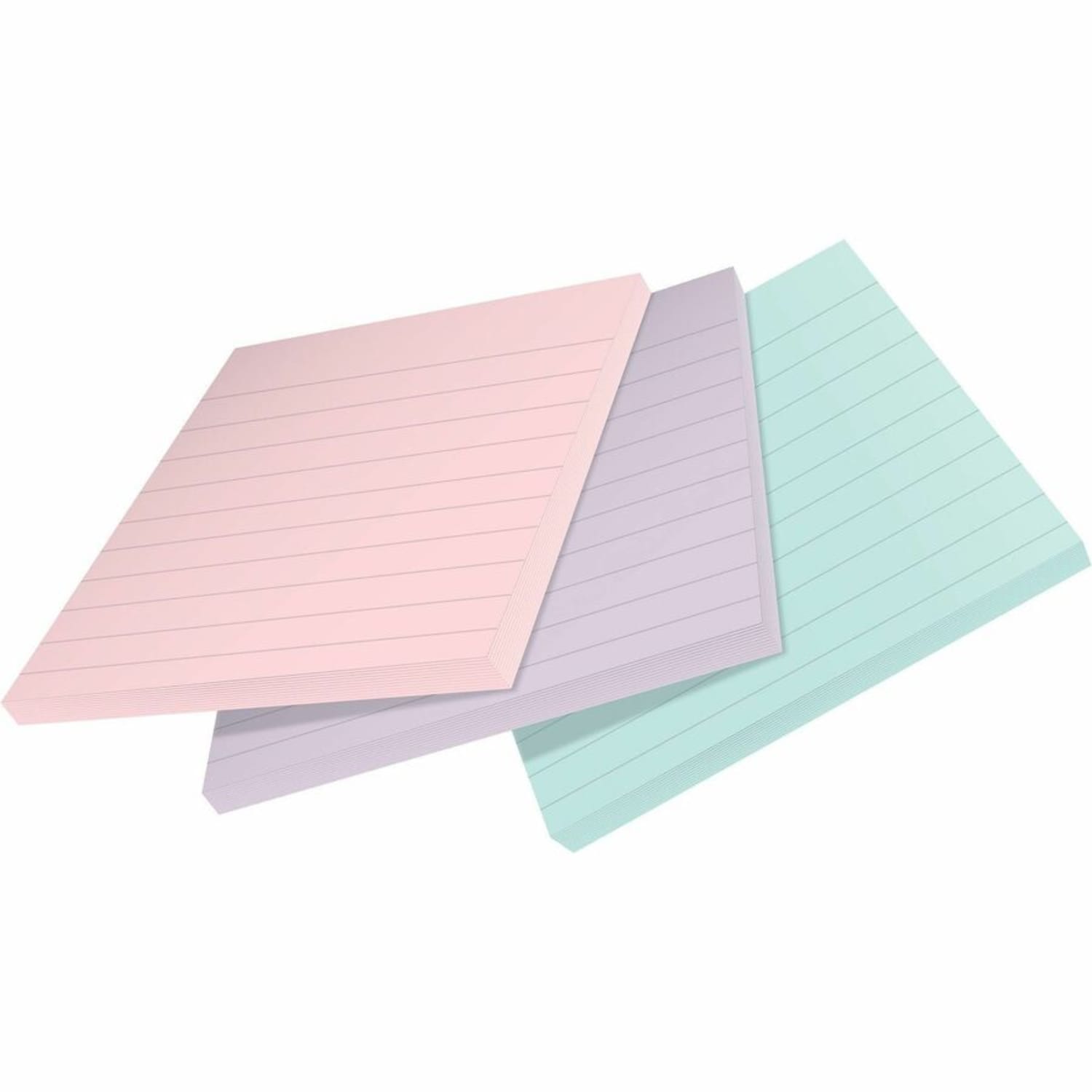 Post-it Super Sticky Adhesive Note - 210 - 4in Flag/Note Wx4in Flag/Note L- 70 Sheets per Pad - Assorted Wanderlust Pastel - 3/Pack - 675R3SSNRP - Image 5
