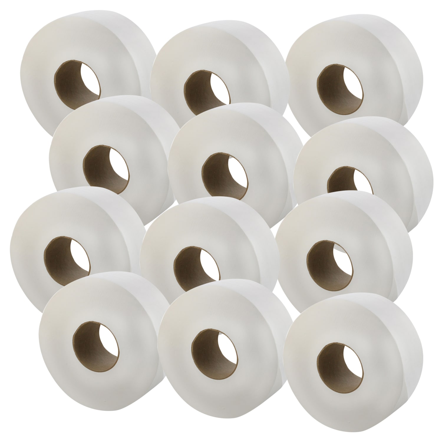 Livi Solaris Paper Jumbo Bath Tissue - 2 Ply - 3.30in Width x 1000 ft Length - White - Virgin Fiber - 12 / Carton