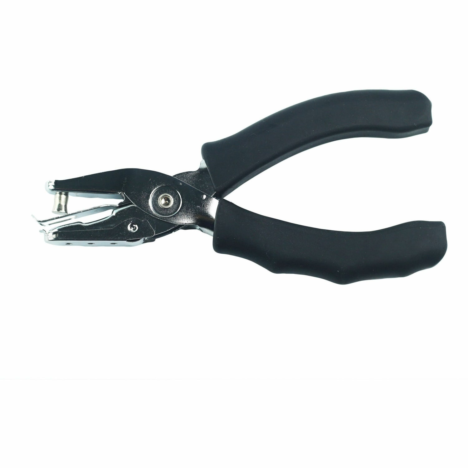 Sparco Handheld Slot Punch With Cushioned Grip, 6 mm, Silver/Black - Image 3