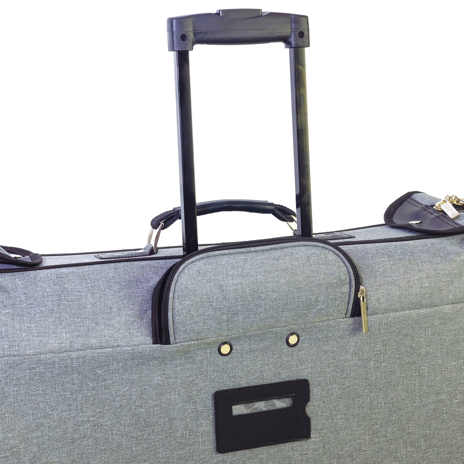 Geoffrey Beene Rolling Garment Carrier, 22inH x 7-1/2inW x 22inD, Gray - Image 4