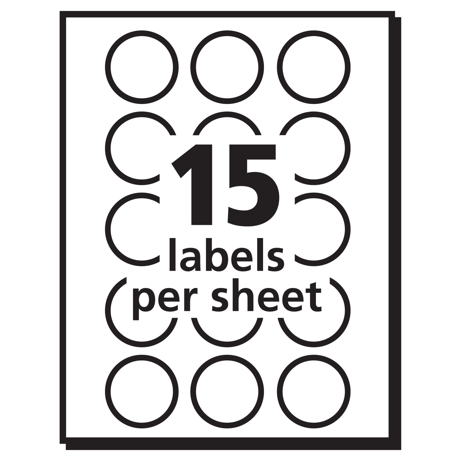 Avery Permanent Mailing Seals, 5247, Round, 1in Diameter, Pack Of 600 - Image 6