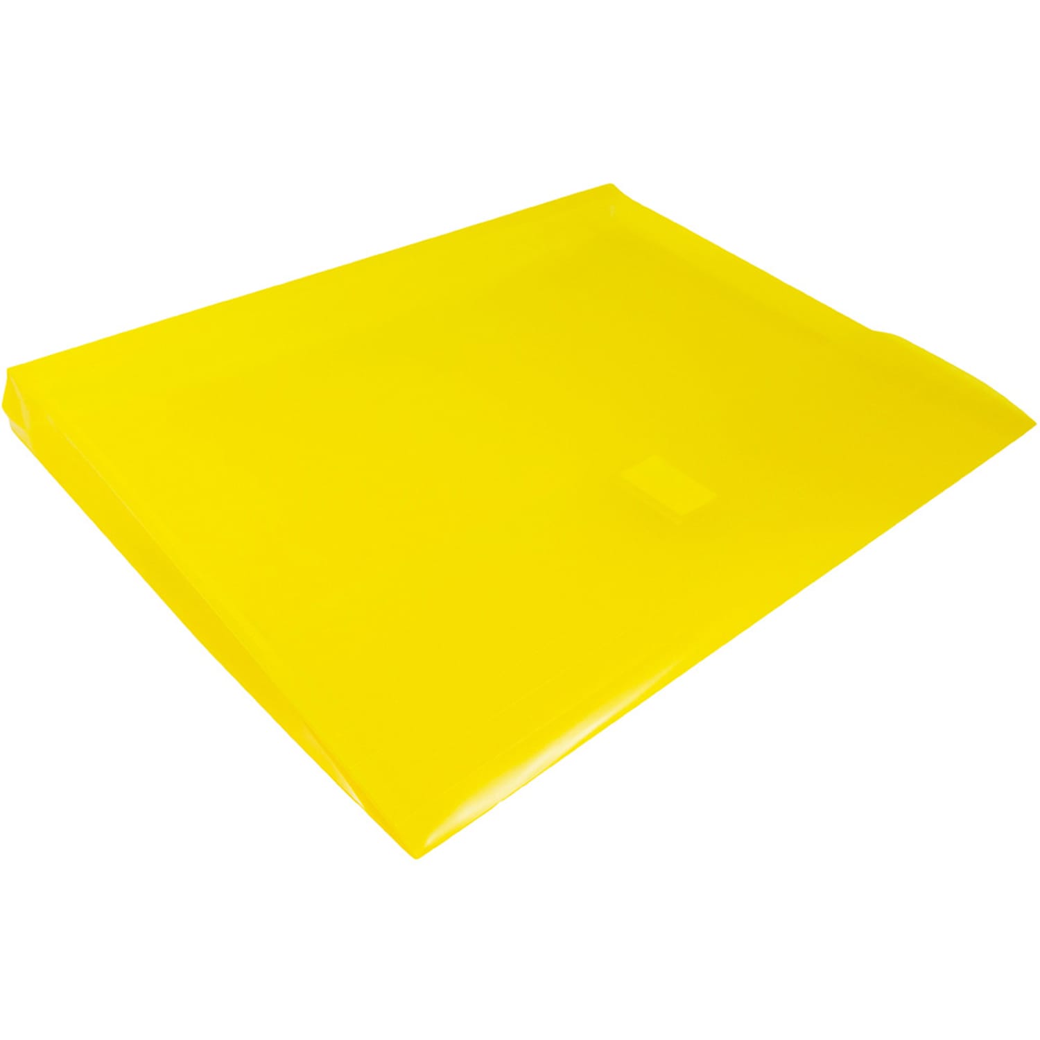 JAM Paper Plastic Booklet Expansion Envelopes, Letter-Size, 9 3/4in x 13in, Hook & Loop Closure, Dark Yellow, Pack Of 12 - Image 5