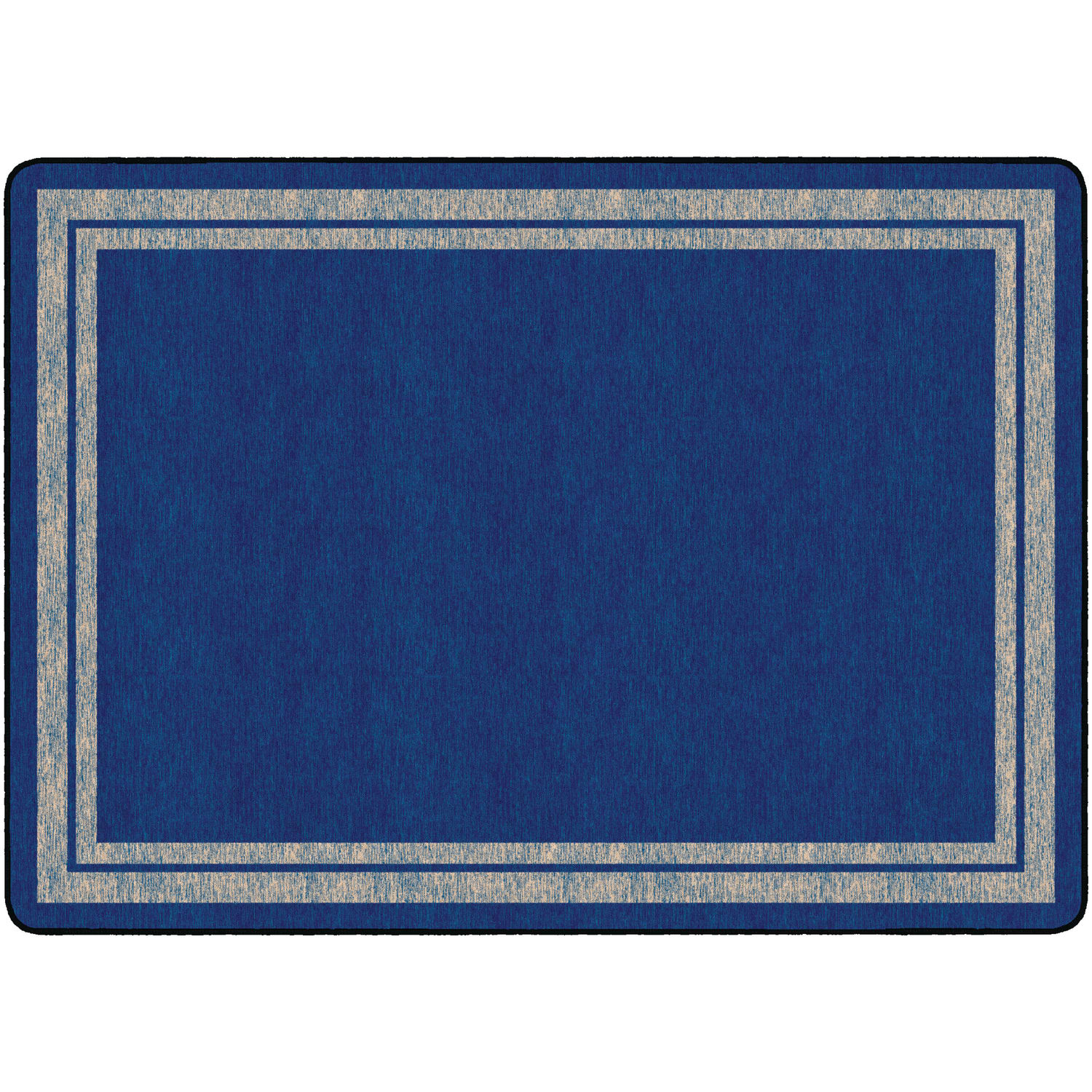 Flagship Carpets Double-Border Rug, Rectangle, 6ft x 8ft 4in, Blue Light