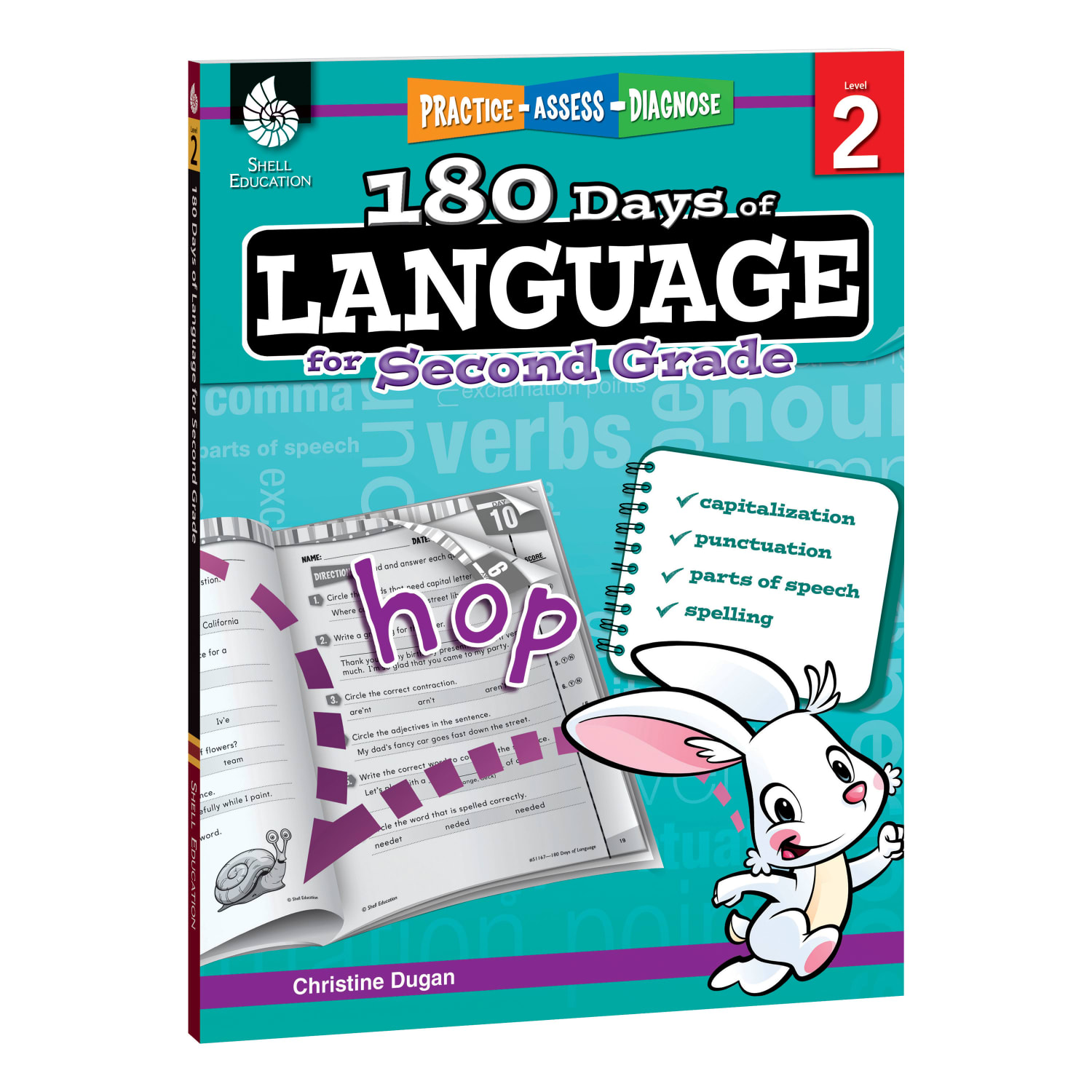 Shell Education 180 Days Of Language Workbook, Grade 2 - Image 3