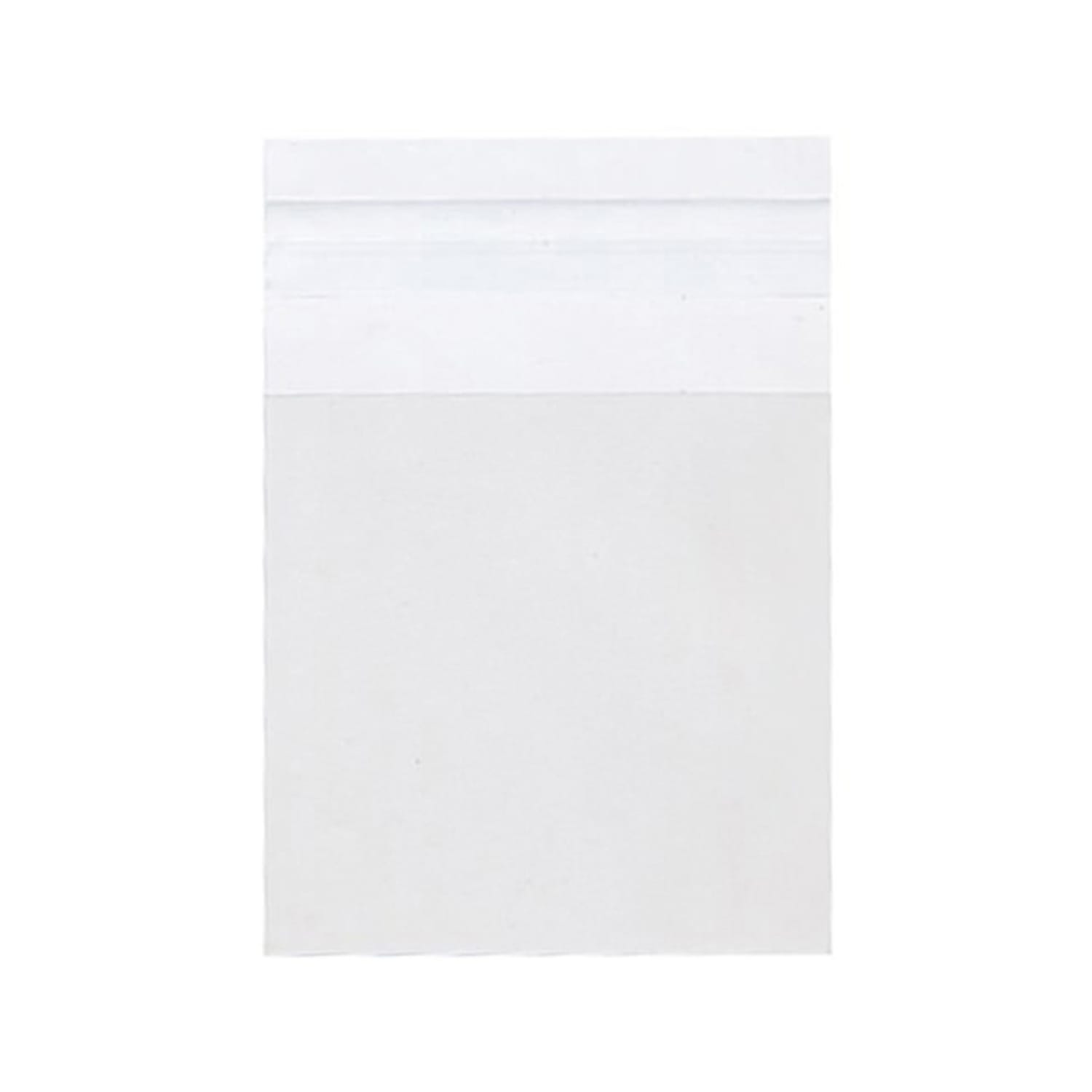 JAM Paper Self-Adhesive Cello Sleeve Envelopes, 3 1/4in x 3 1/4in, Clear, Pack Of 100