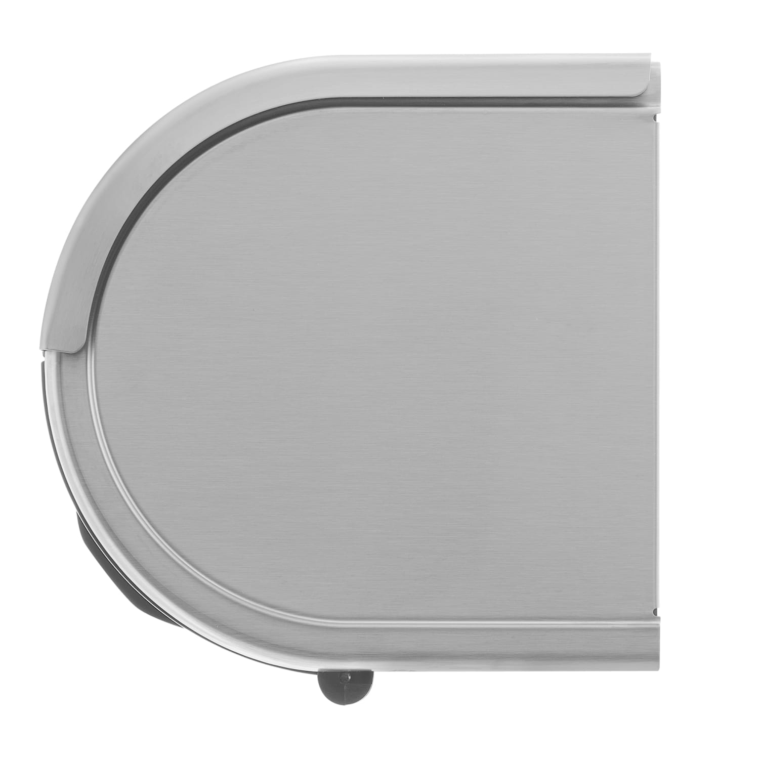 Compact Side-By-Side Double-Roll Bathroom Tissue Dispenser, Stainless Steel - Image 5