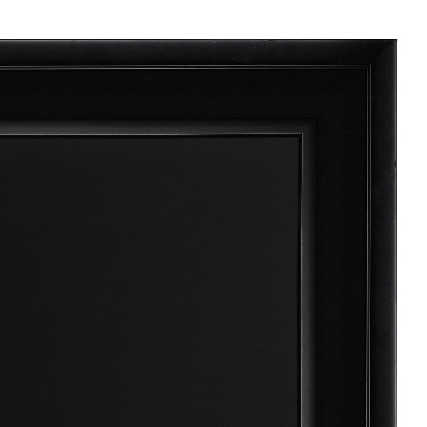 DesignOvations Bosc Magnetic Framed Chalkboard, 43-1/2in x 27-1/2in, Black, Black Plastic Frame - Image 4