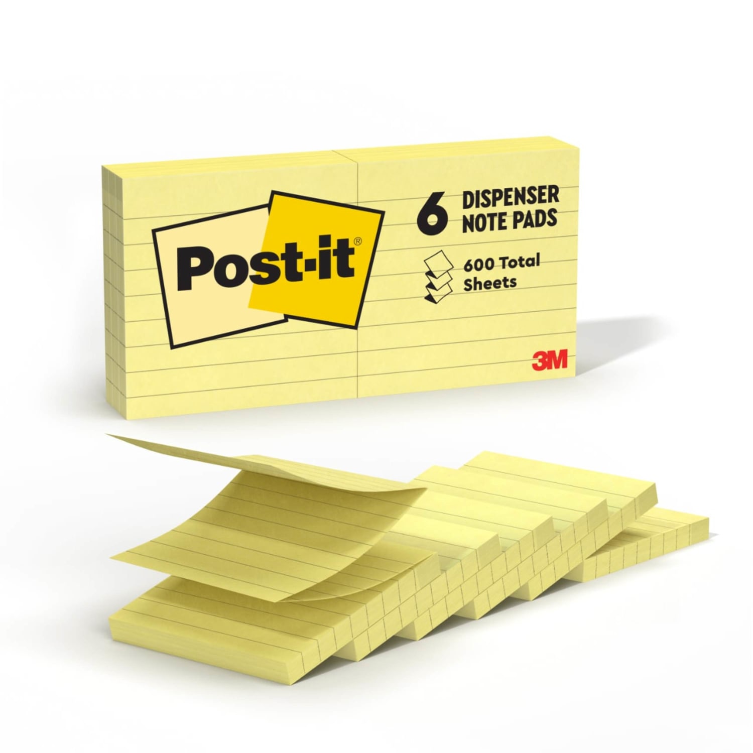 Post-it Pop Up Notes, 6 Pads, 3 in x 3 in, Clean Removal, School Supplies and Office Products, Sticky Notes  - R335