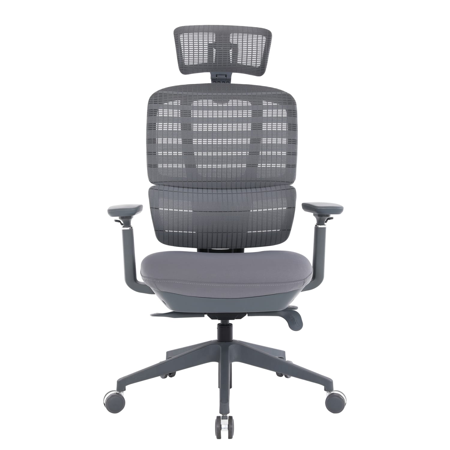 WorkPro Momentum Ergonomic MeshMesh Active High Back Office Chair GrayGray BIFMA Compliant PopularChairscom