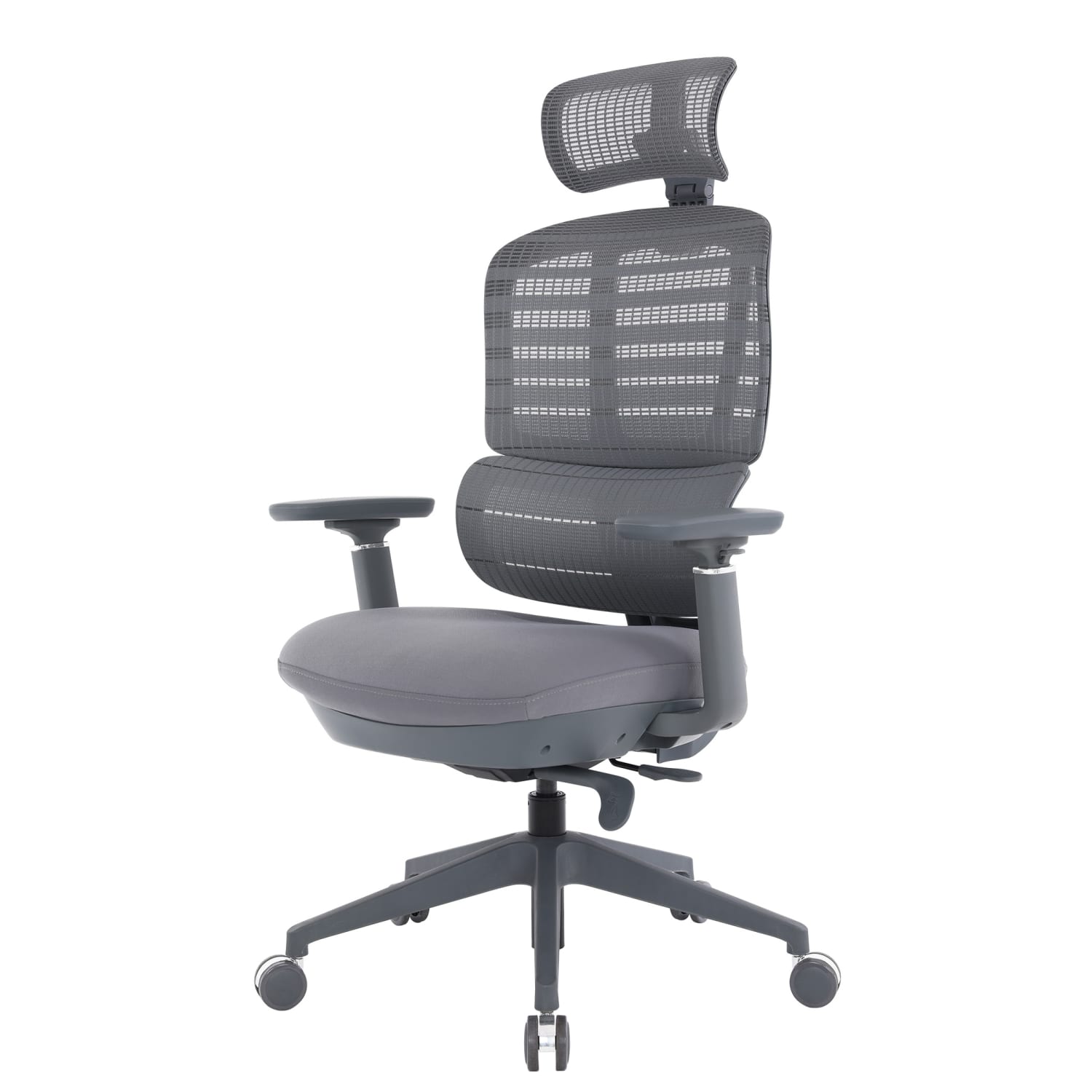 WorkPro Momentum Ergonomic MeshMesh Active High Back Office Chair GrayGray BIFMA Compliant PopularChairscom
