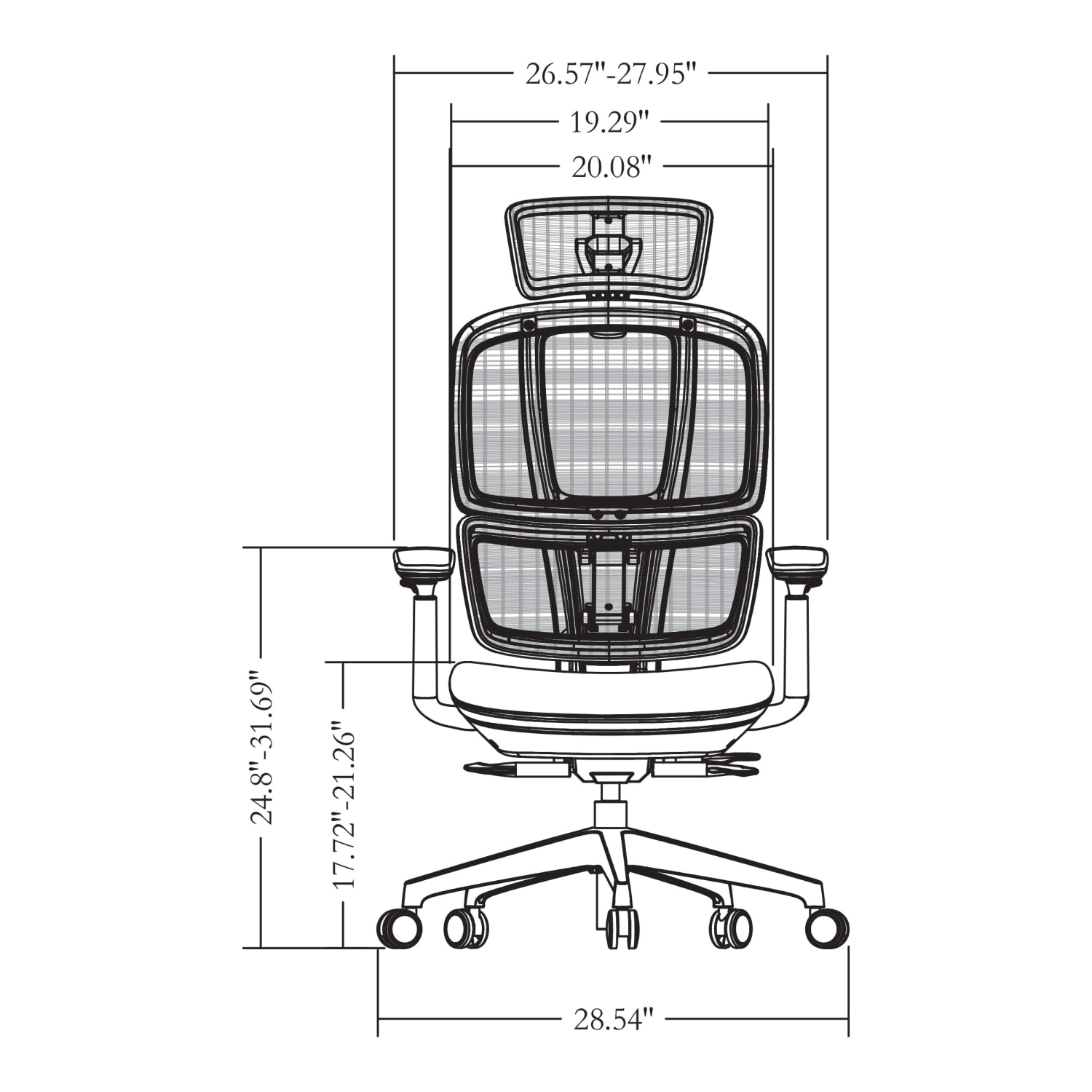 WorkPro Momentum Ergonomic MeshMesh Active High Back Office Chair GrayGray BIFMA Compliant PopularChairscom