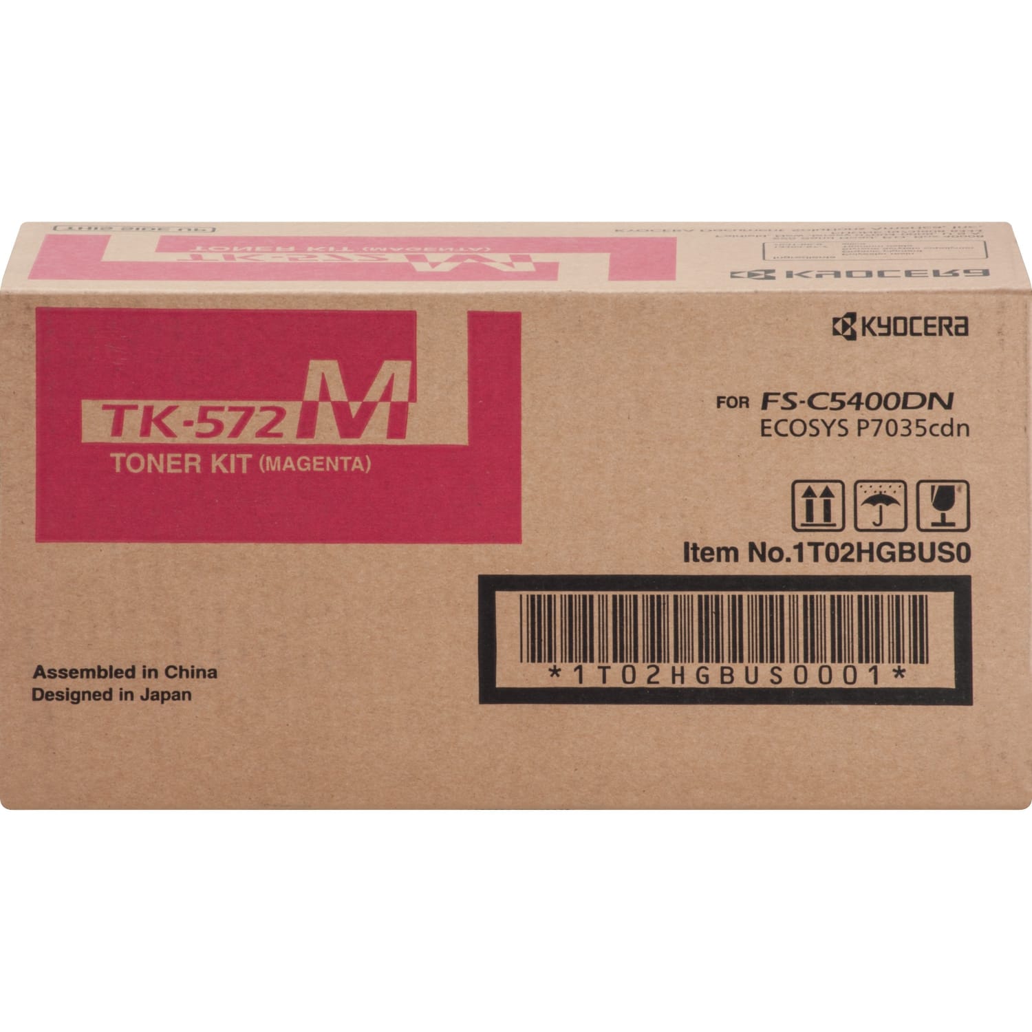 Kyocera TK 572M - Magenta - original - toner cartridge - for FS-C5400DN, C5400DN/KL3 - Image 3