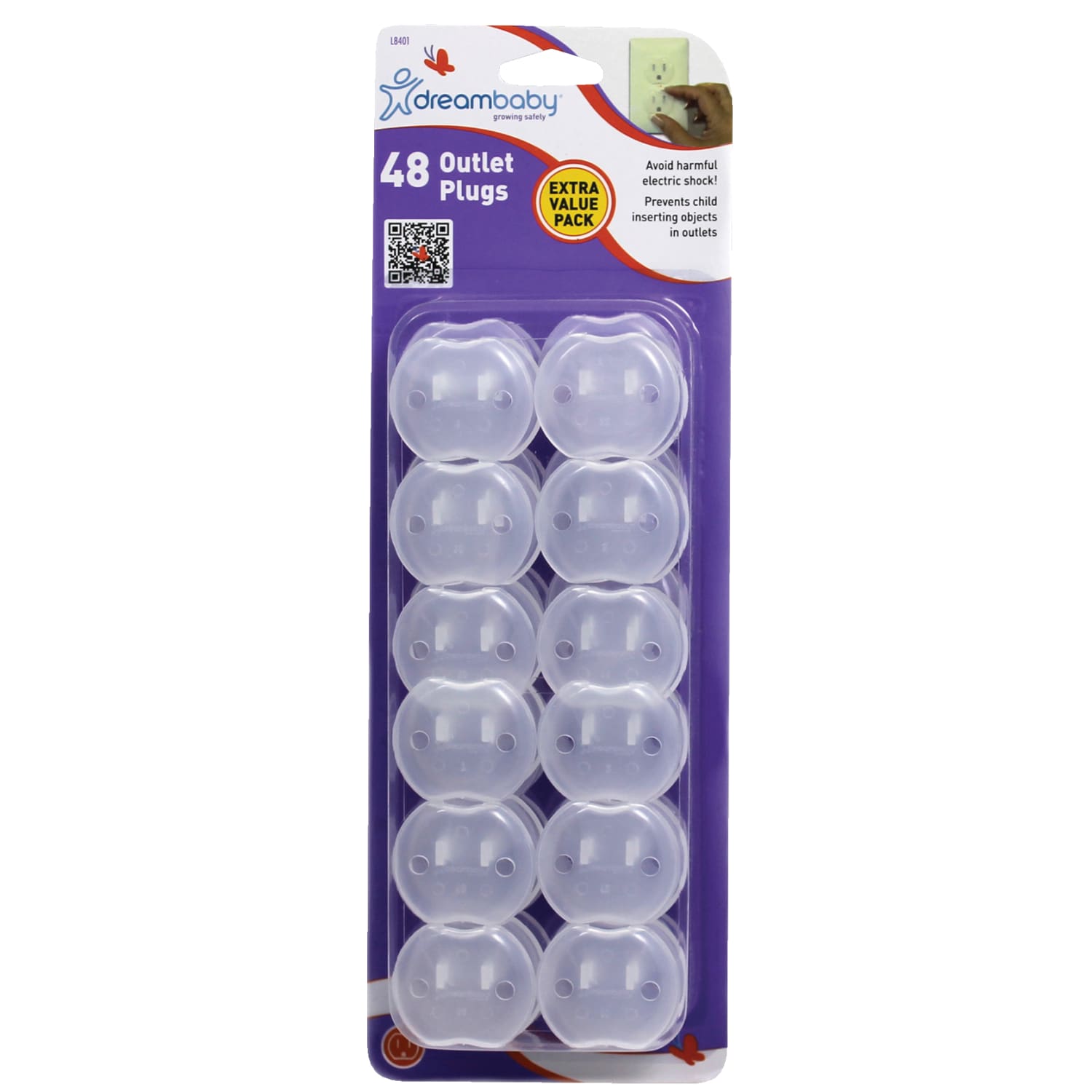 Dreambaby Outlet Covers, 48 Per Pack, 6 Packs