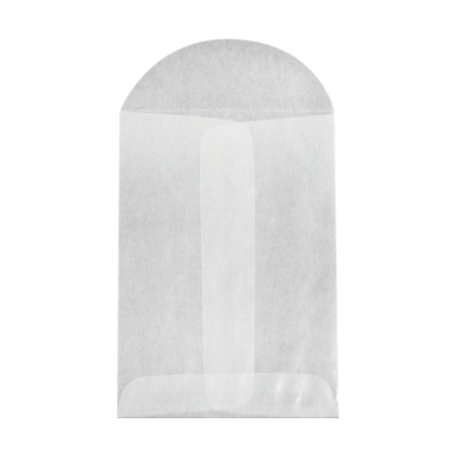LUX Open-End Envelopes, 3in x 4 1/2in, Flap Closure, Glassine, Pack Of 250