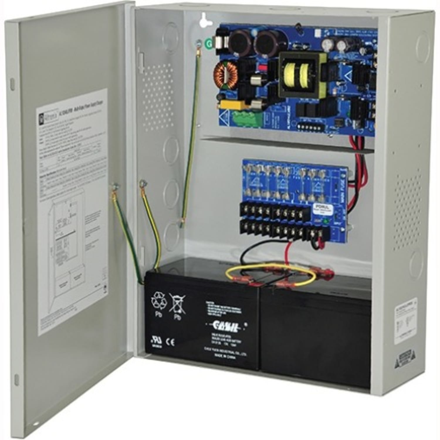Altronix AL1024ULXPD8 Proprietary Power Supply - Wall Mount, Enclosure - 120 V AC Input - 24 V DC Output - Image 3