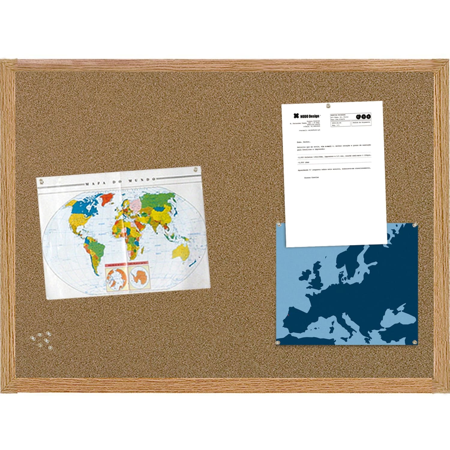 MasterVision Earth Cork Board, 36in x 48in, 60% Recycled, Wood Frame - Image 4