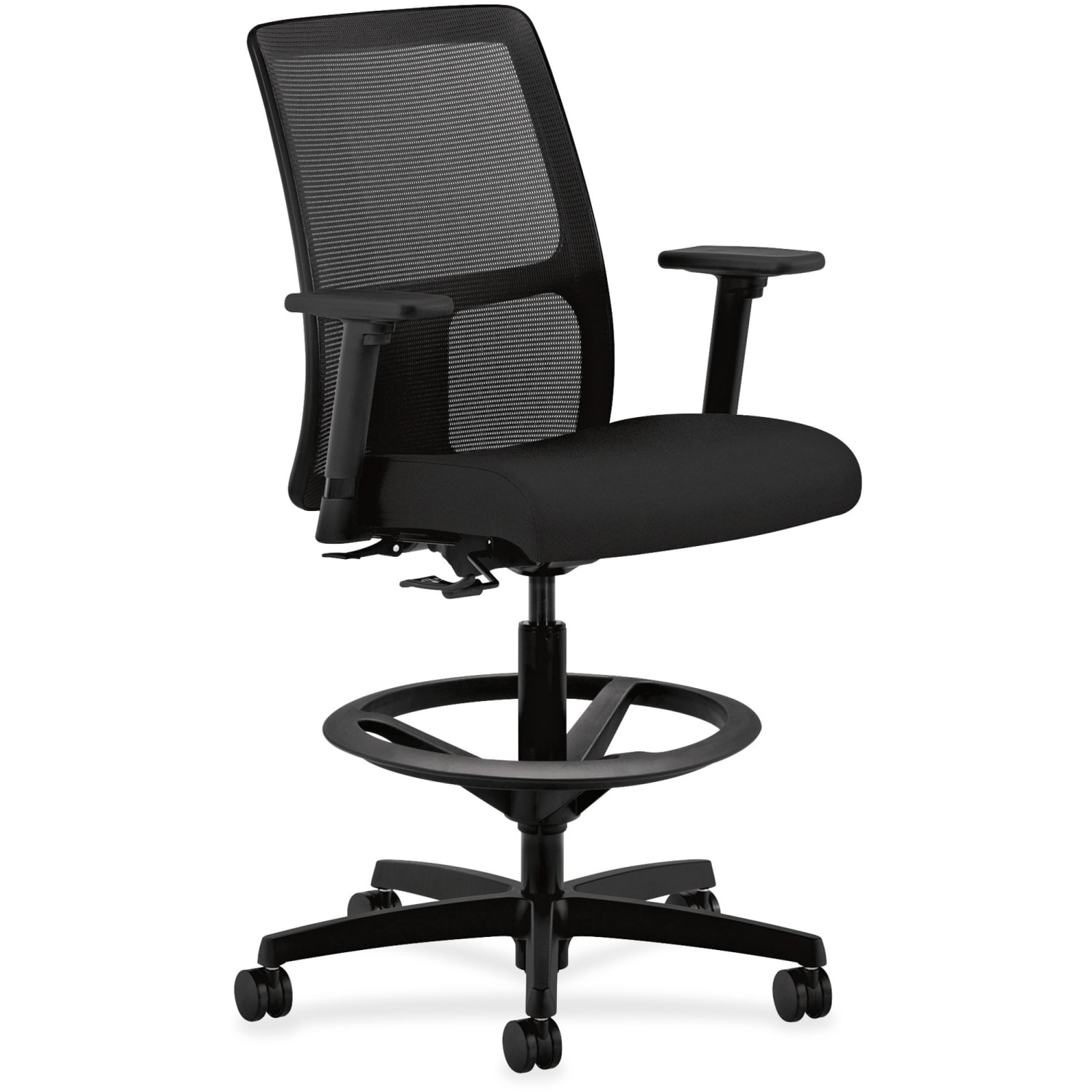 HON Ignition Series Mesh Back Task Stool, Black - Image 3