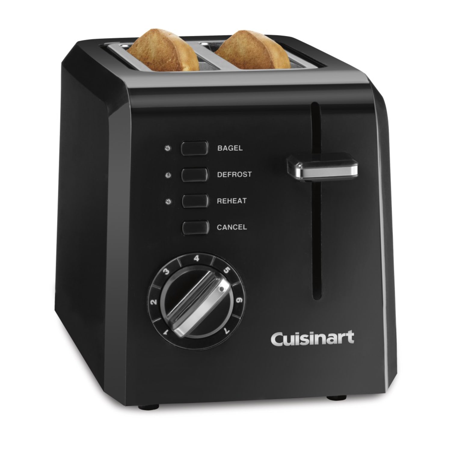 Cuisinart 2-Slice Compact Plastic Toaster, Black - Image 3