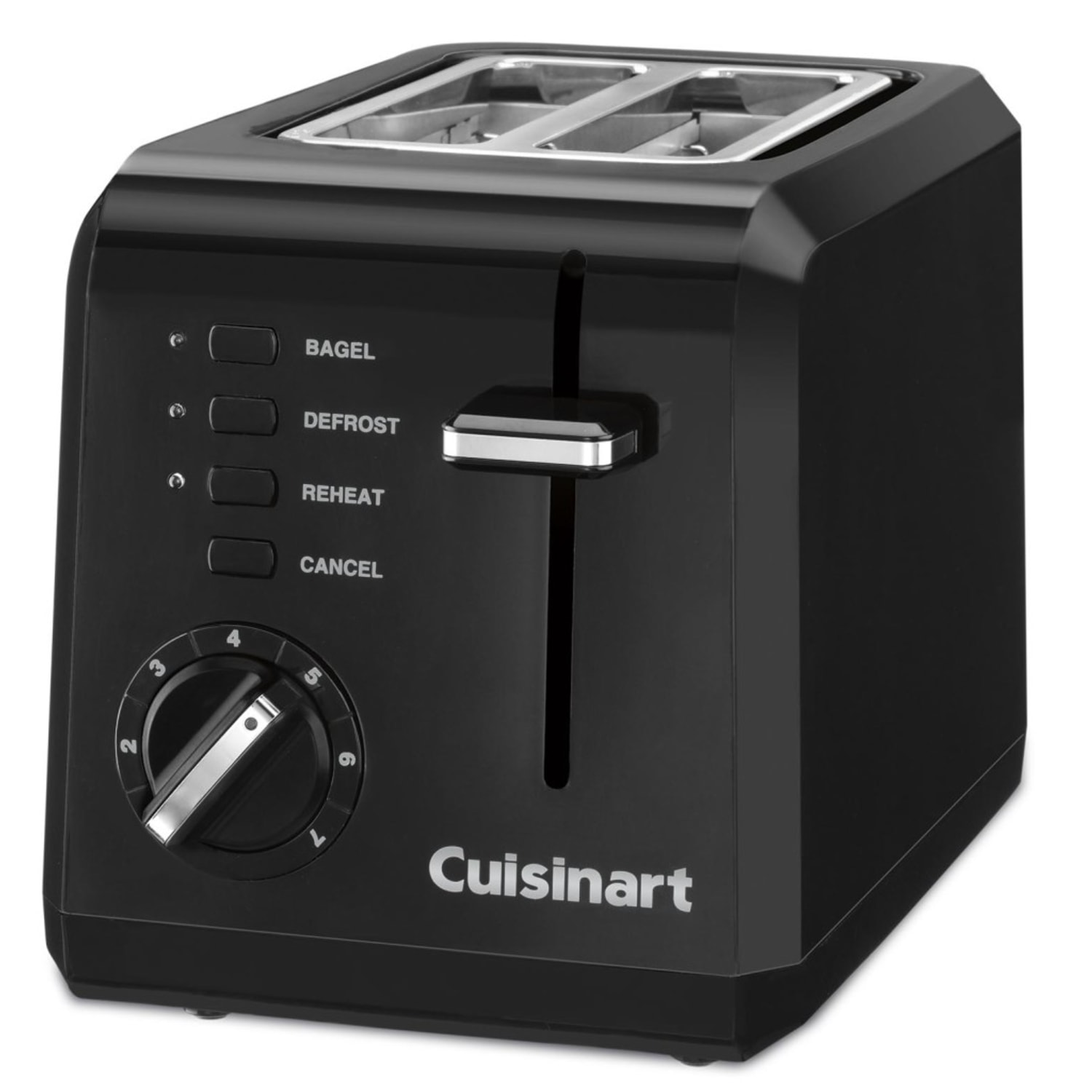 Cuisinart 2-Slice Compact Plastic Toaster, Black - Image 4