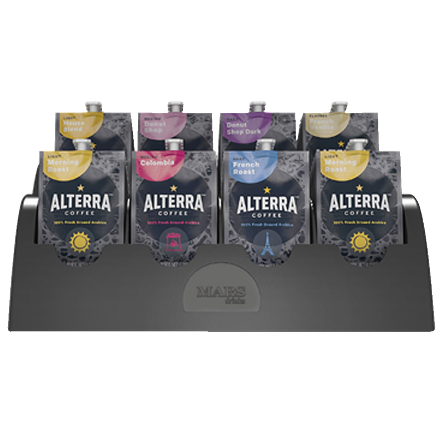 FLAVIA Small Freshpack Holder, 4 1/2inH x 15 3/4in x 13 7/16inD, Black - Image 3