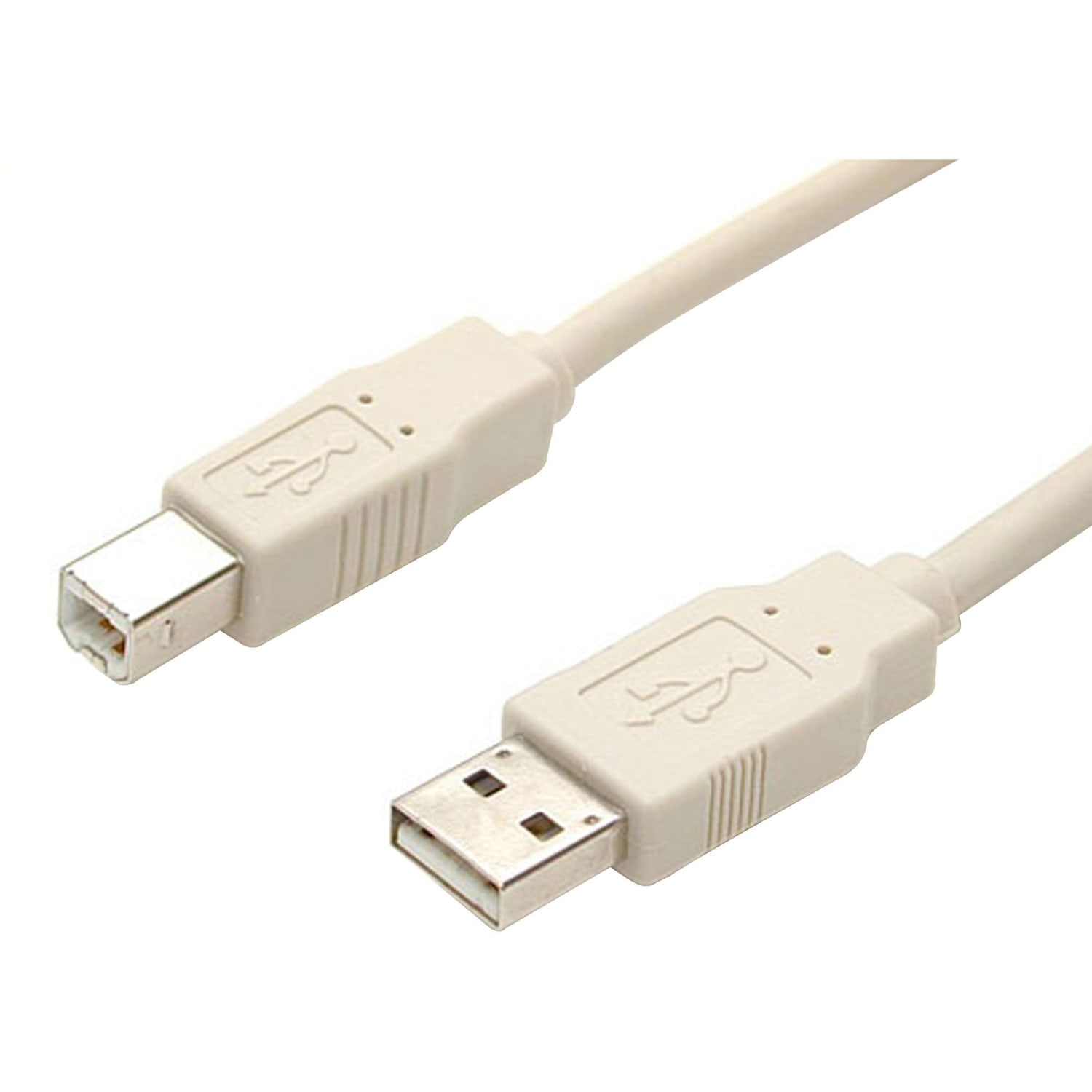 StarTech.com - Beige USB 2.0 cable - 4 pin USB Type A (M) - 4 pin USB Type B (M) - 15 ft - Connect USB 2.0 peripherals to your computer - USBFAB15 - Image 3