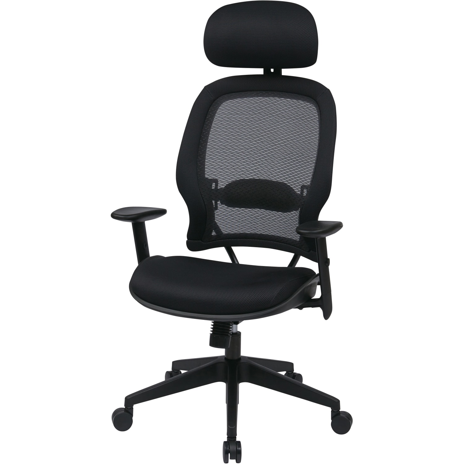 Office Star Professional Air Grid Mesh HighBack Office Chair With Headrest Black PopularChairscom Office Star Professional Air Grid Mesh High Back Office Chair With Headrest Black PopularChairscom