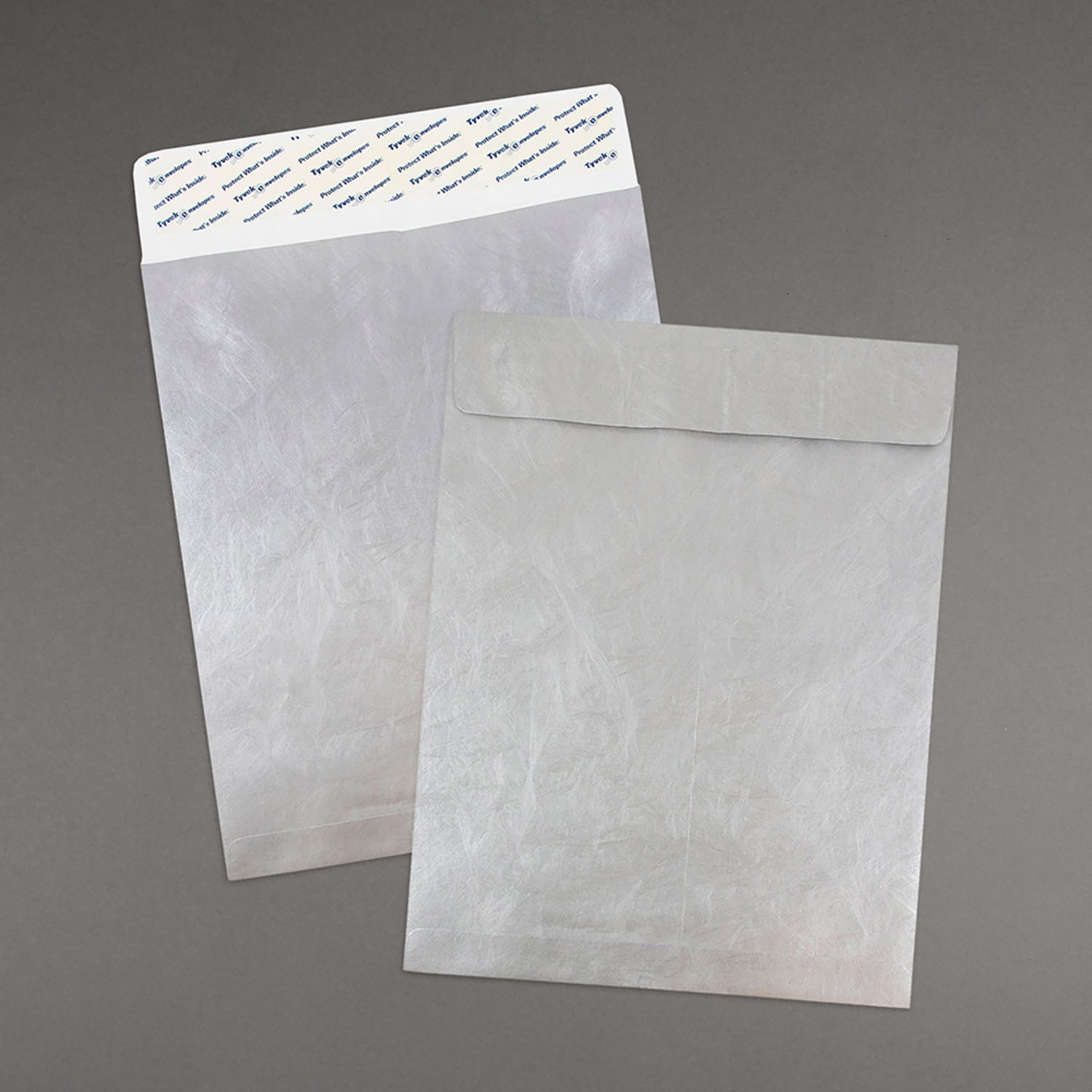 JAM Paper Tyvek Open-End 11-1/2in x 14-1/2in Envelopes, Self-Adhesive, Silver, Pack Of 25 Envelopes - Image 5
