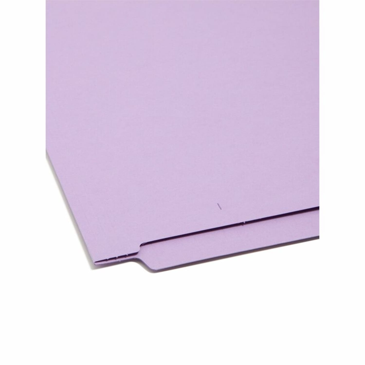 Smead Color End-Tab Folders, Straight Cut, Letter Size, Lavender, Box Of 100 - Image 6