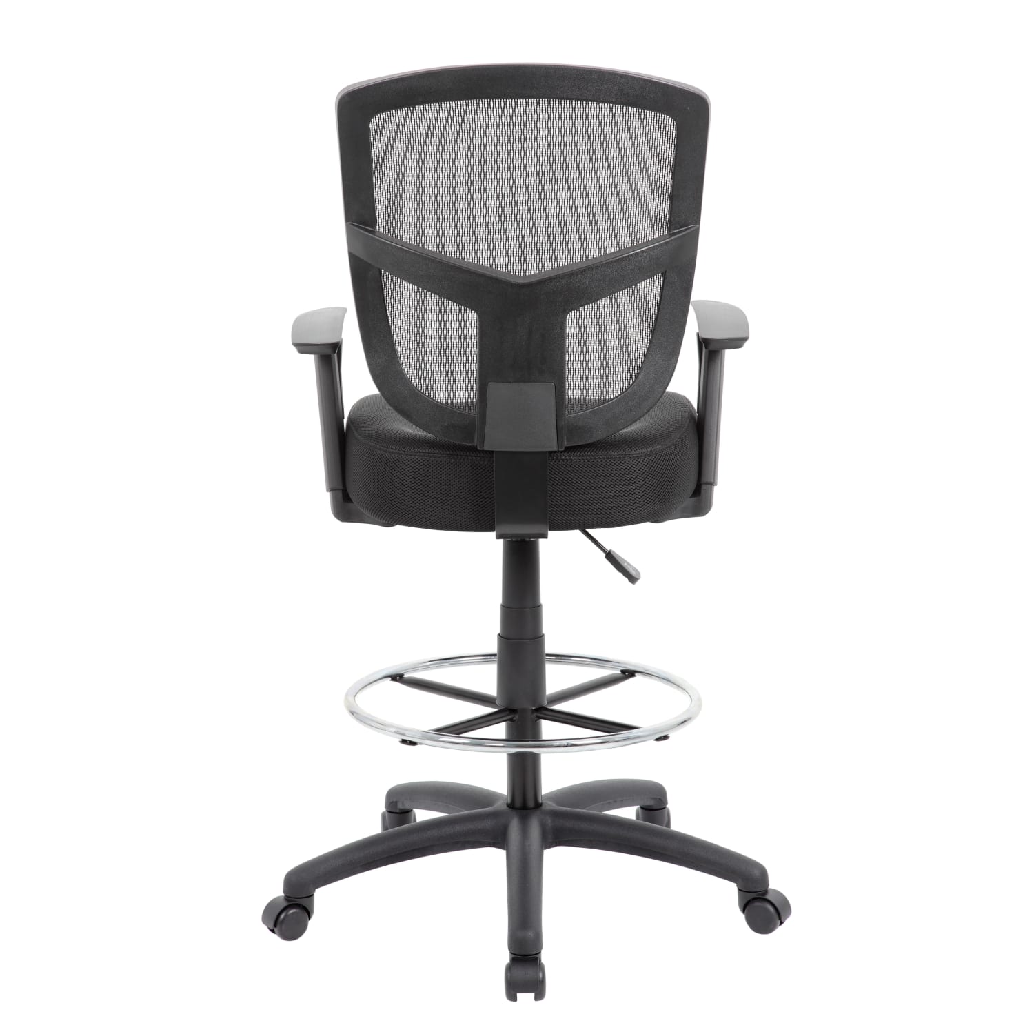Boss Office Products Contract Mesh Drafting Stool Black PopularChairscom